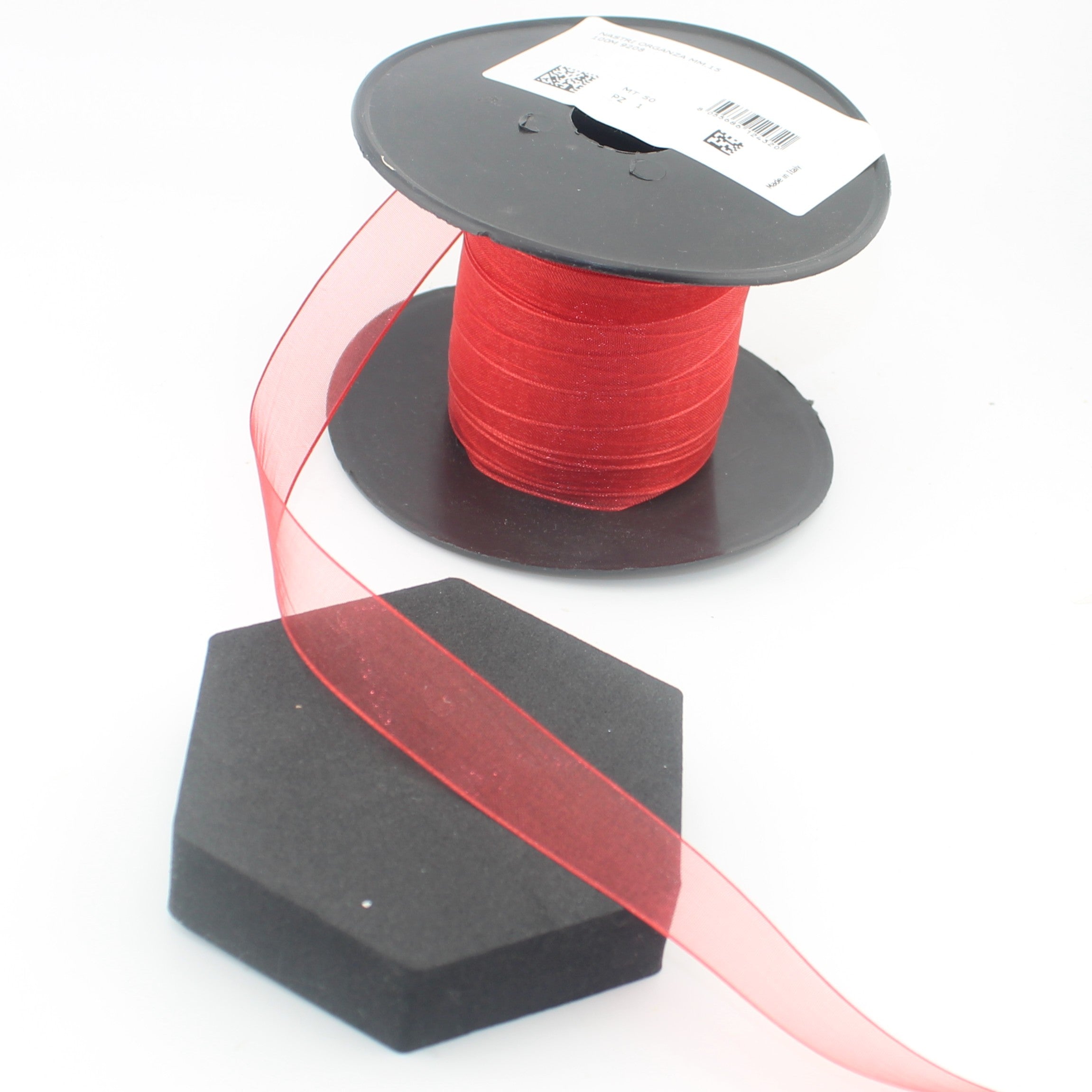 10 meters Organza Ribbon Made in Italy available in different sizes and colours 100% Polyamide