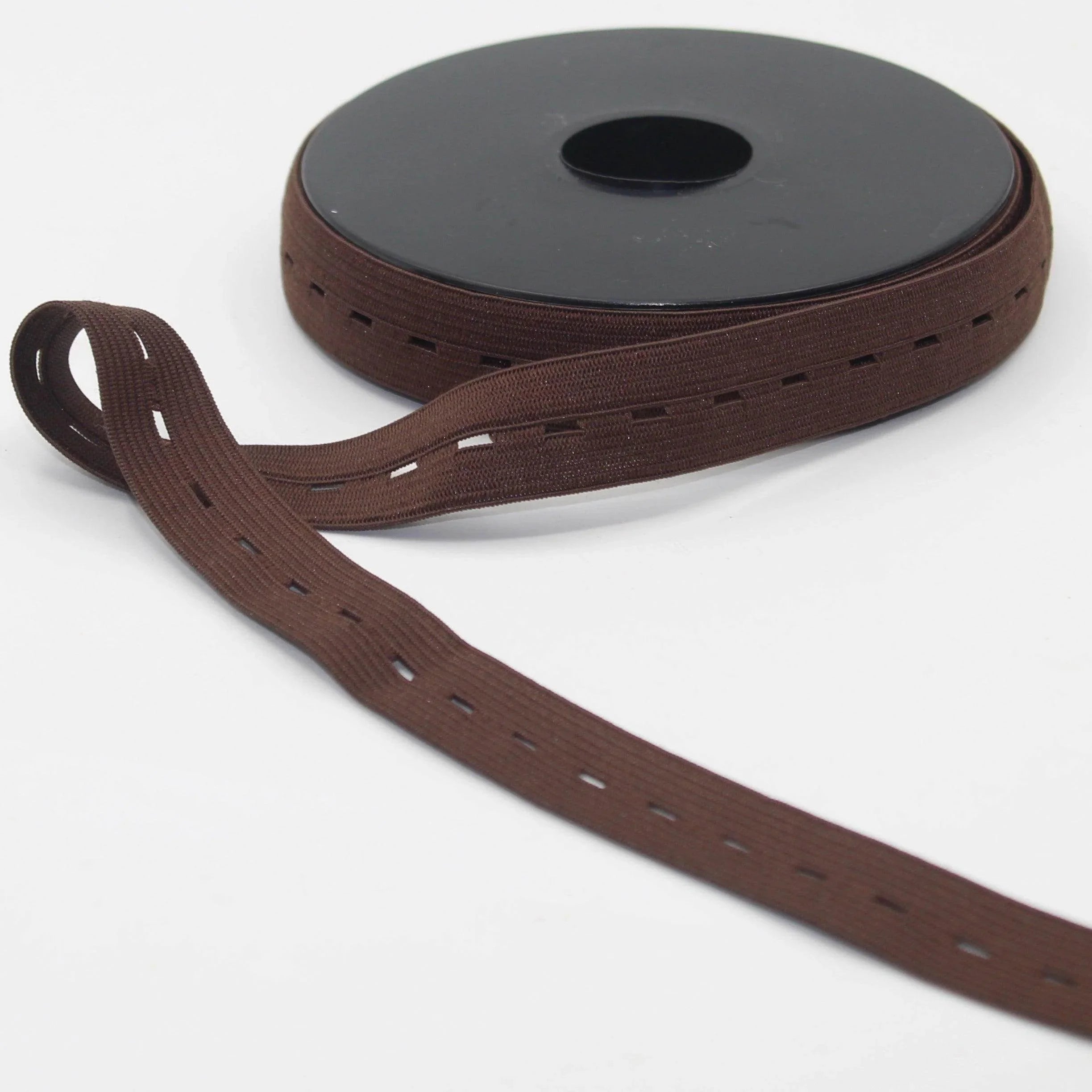 10 meters Coloured Buttonhole Elastic 20mm #ELA3611 - ACCESSOIRES LEDUC BV