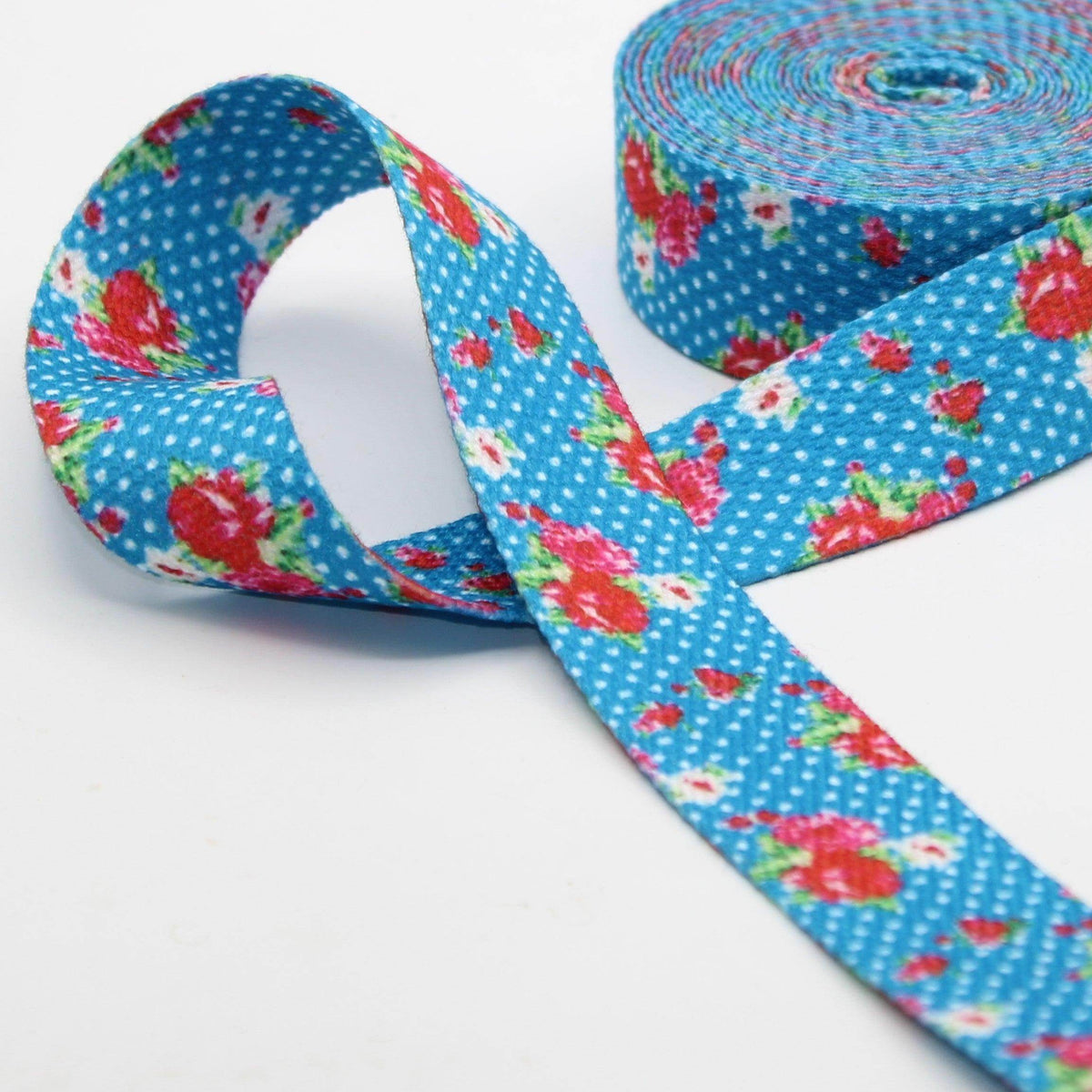 30mm Fancy Printed Cotton Webbing 5mt/10mt #RUB3520 - ACCESSOIRES LEDUC BV