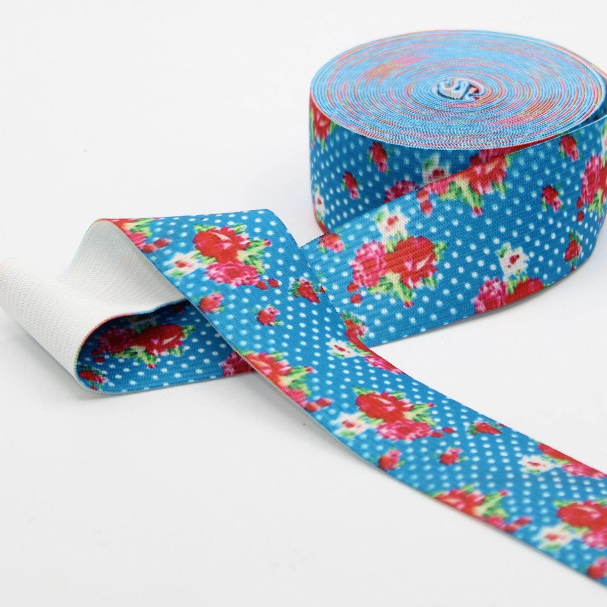 20 meters Printed Elastic 15 25 or 40mm #ELA3520 - ACCESSOIRES LEDUC BV