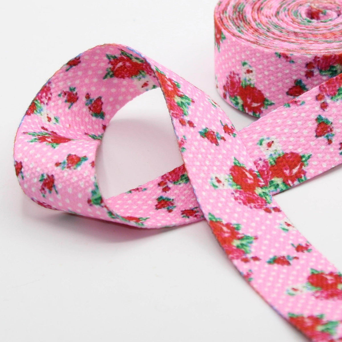 30mm Fancy Printed Cotton Webbing 5mt/10mt #RUB3520 - ACCESSOIRES LEDUC BV