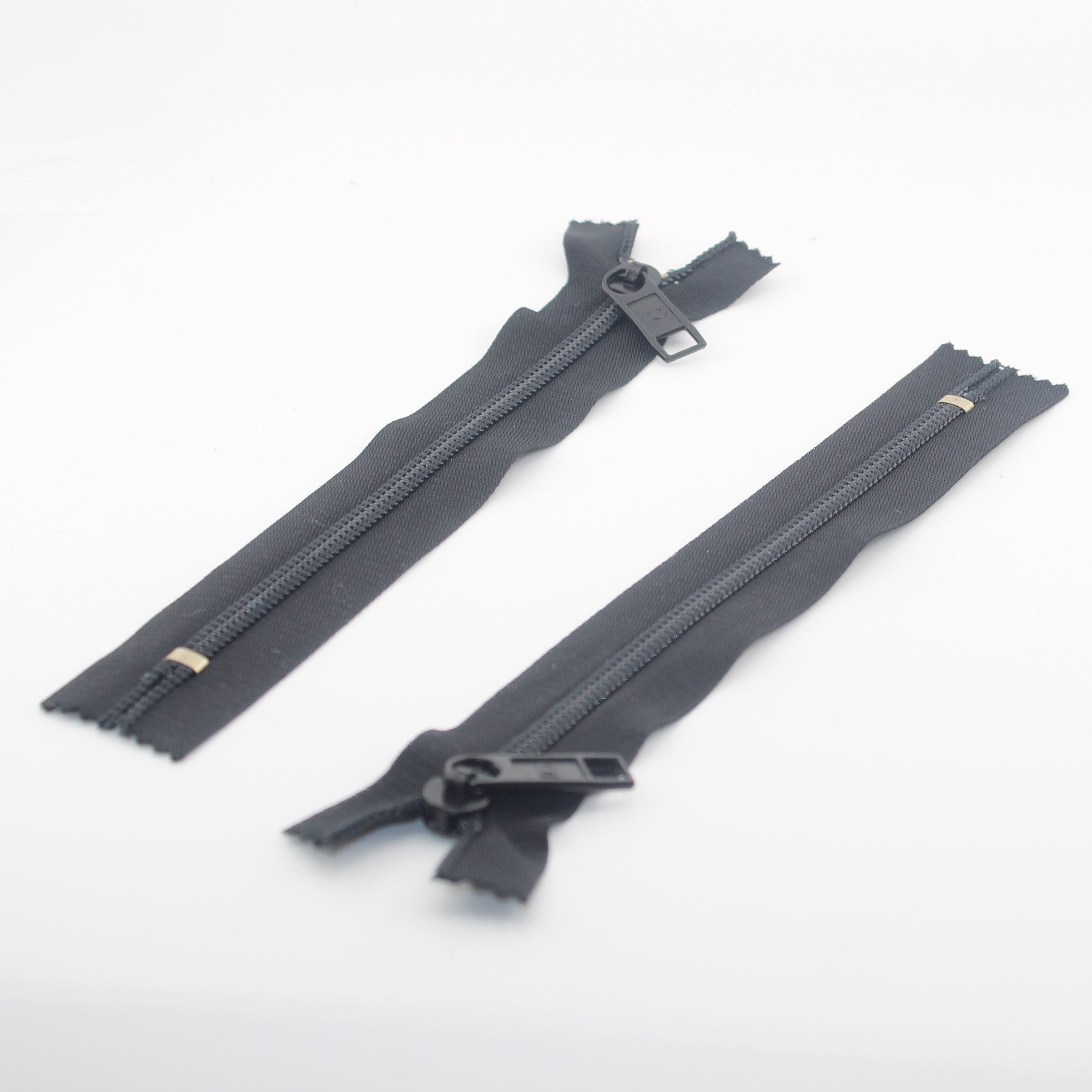 Set of 2 Zippers German Made Solidor Brand 6mm Teeth