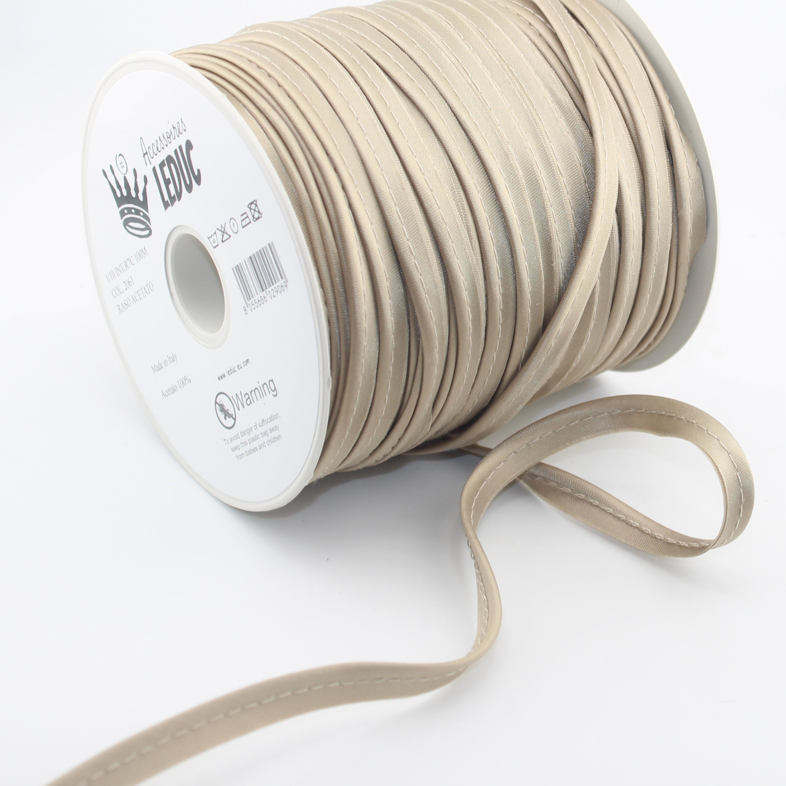 100 Meter roll Satin PIPING / 10mm - 8/2