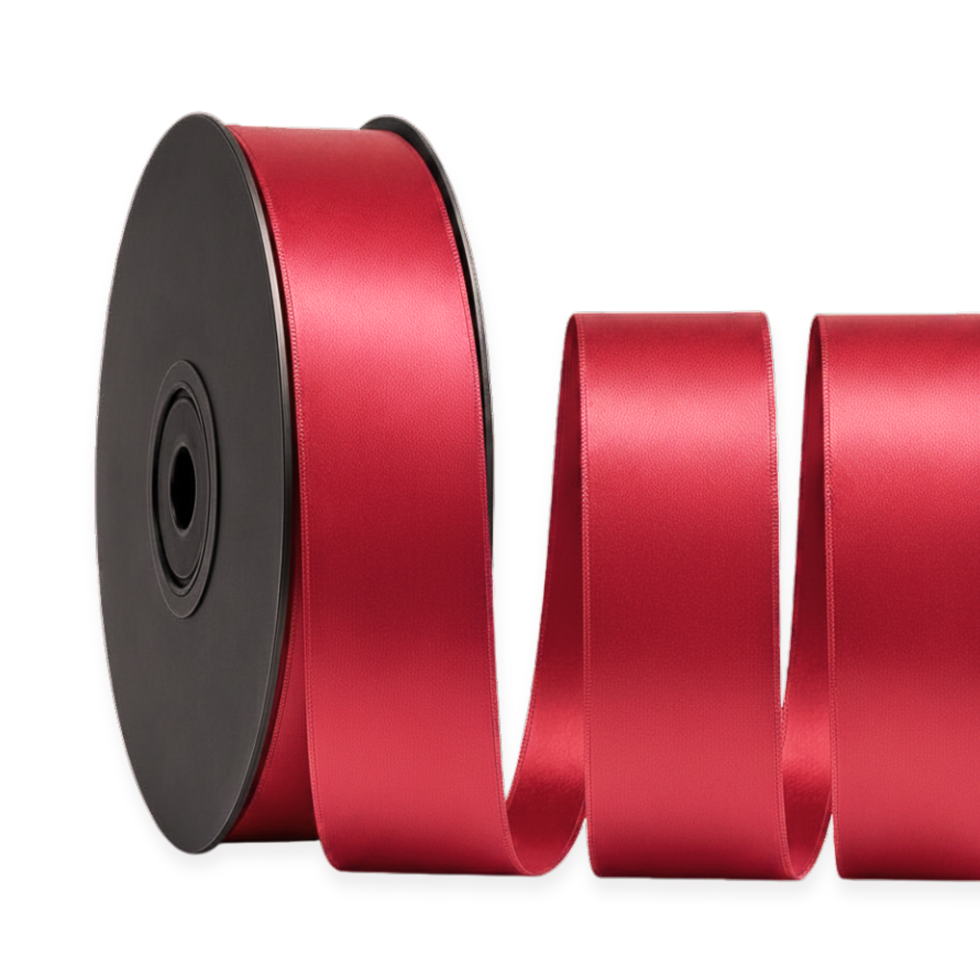 Deluxe dubbelzijdige satijnen lintrol 25 m | breedtes 3–63 mm