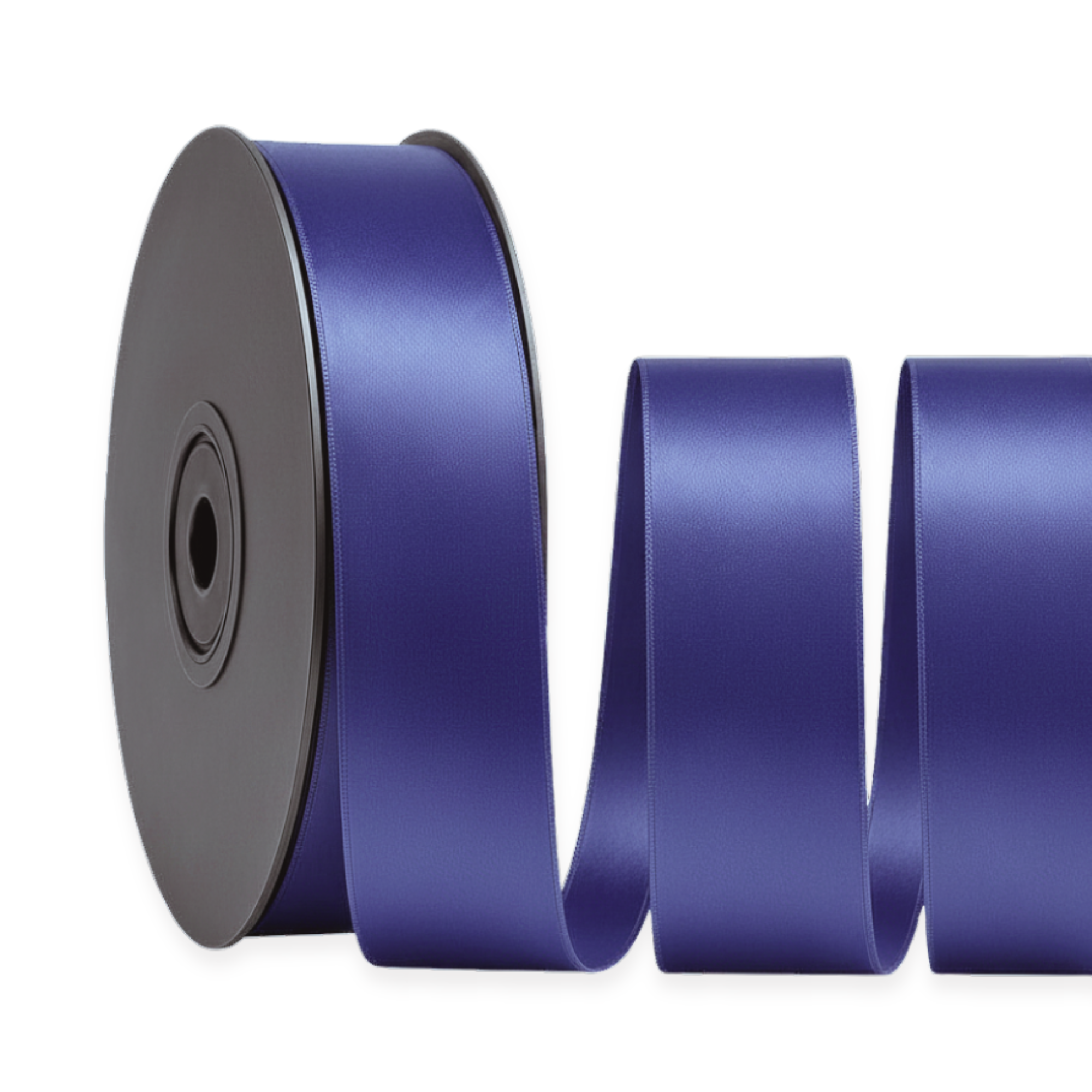 Deluxe dubbelzijdige satijnen lintrol 25 m | breedtes 3–63 mm