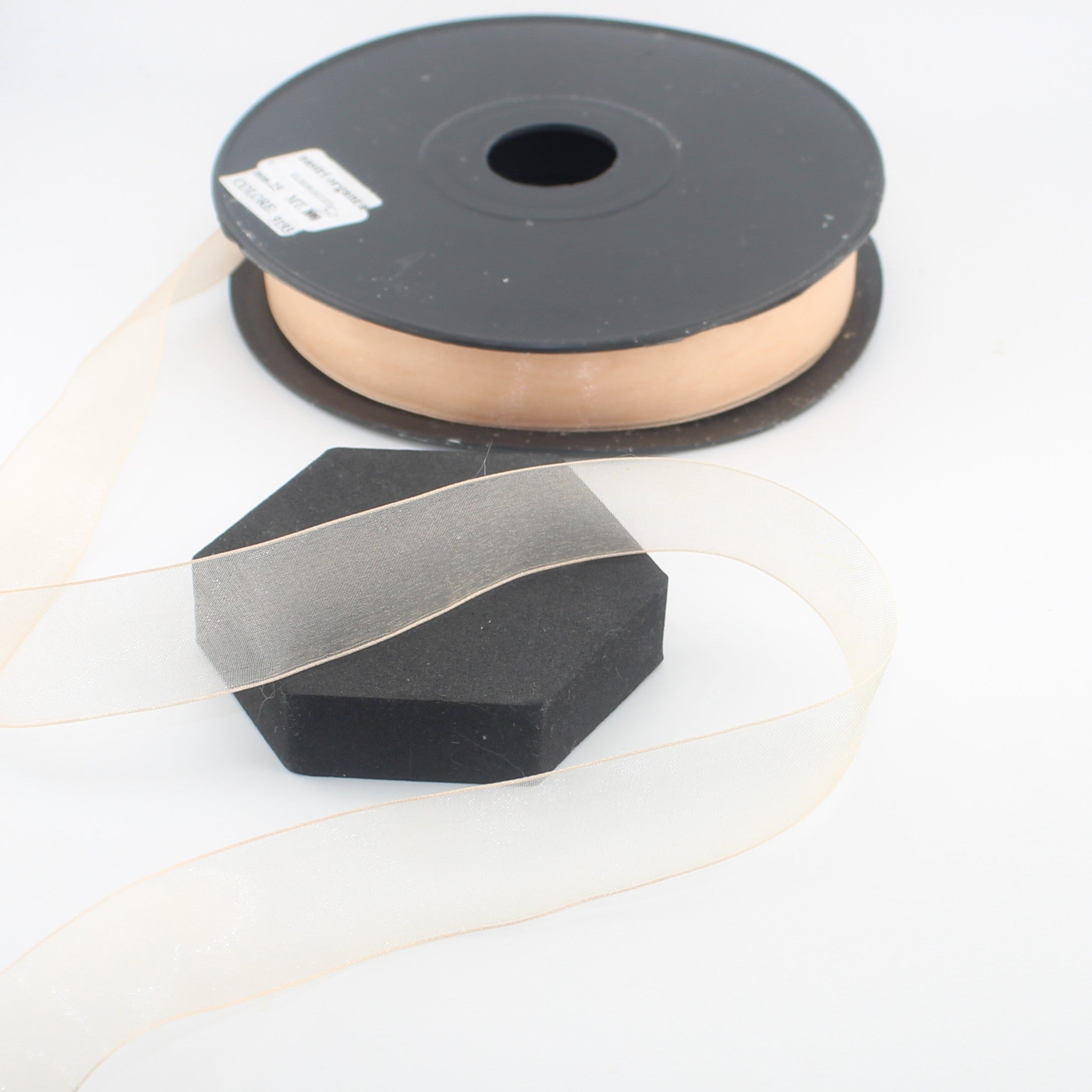 10 meters Organza Ribbon Made in Italy available in different sizes and colours 100% Polyamide