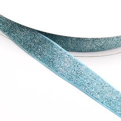 5 Meters 10 / 15 / 25mm Glitter Lurex Velvet Ribbons #VEL1502