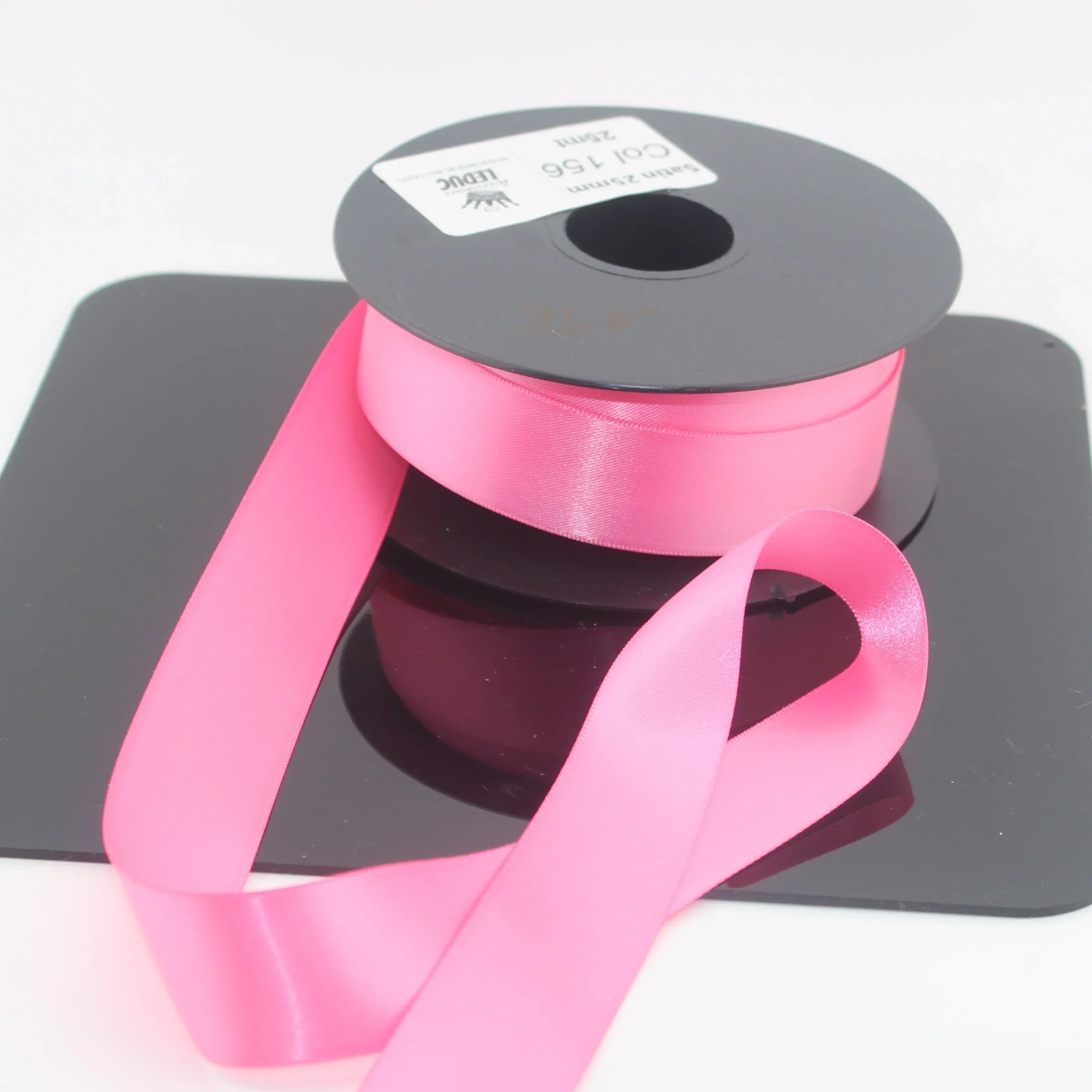 Deluxe Double Sided Satin 15mm,25mm or 38mm - 25 meters - ACCESSOIRES LEDUC BV