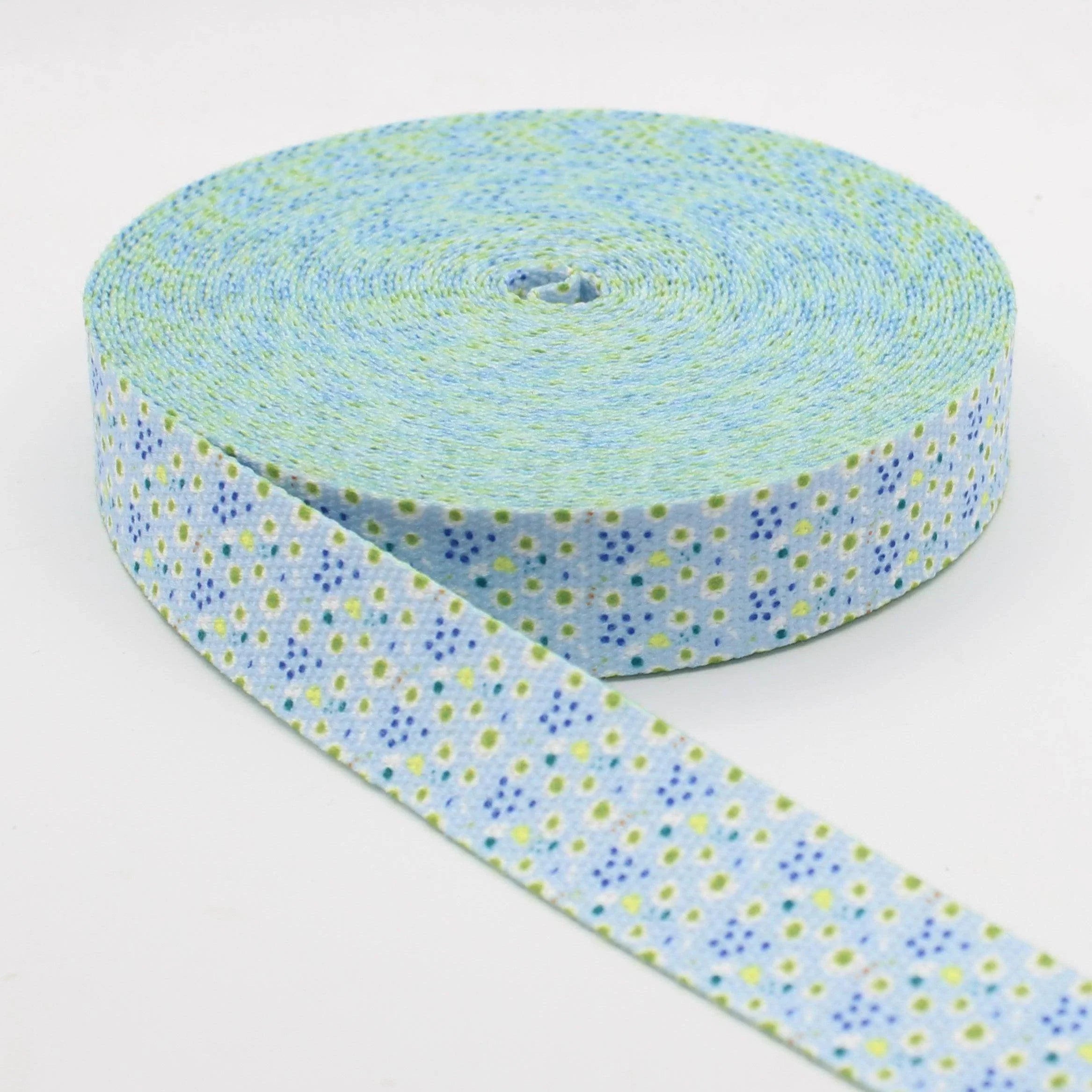 30mm Fancy Printed Cotton Webbing 5mt/10mt #RUB3520 - ACCESSOIRES LEDUC BV