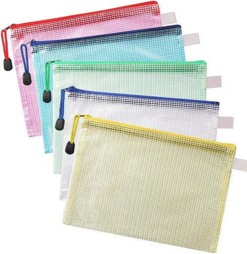Set of Pouches (random colours) with zip, waterproof #HAB1x013