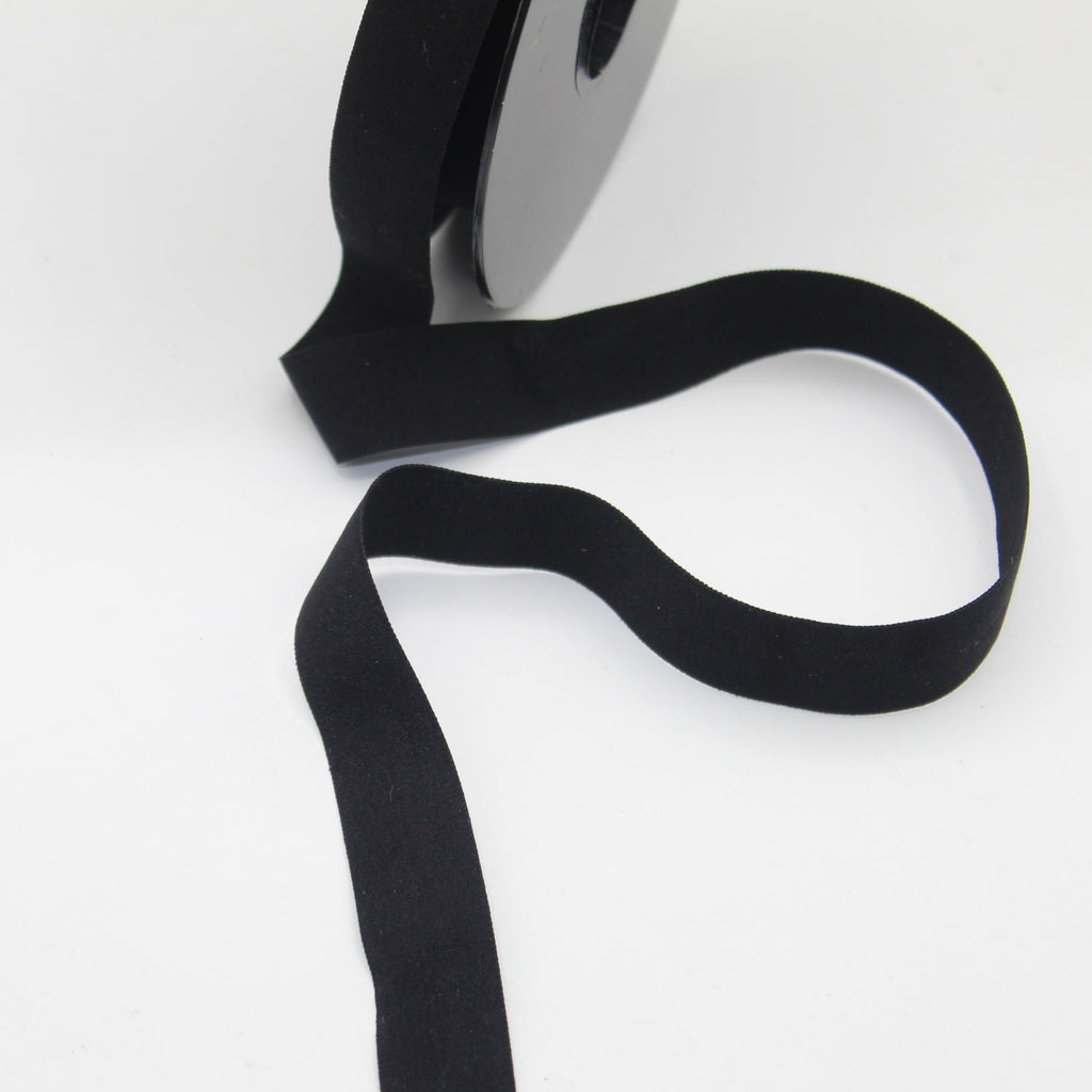 10 m weiches elastisches Schrägband aus Polyester 18 mm vorgefaltet #ELA3600