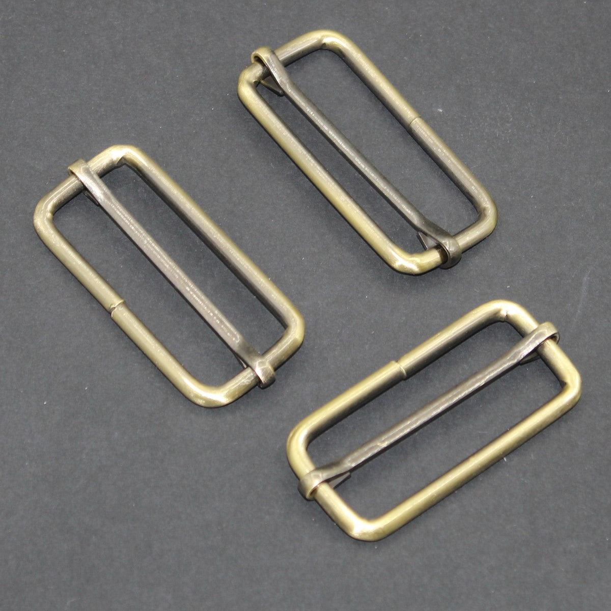 3 Buckles / Lobsters / D-Rings 30 / 40 or 50mm - Gold Silver Oldbrass Mat Black or Gunmetal - ACCESSOIRES LEDUC BV