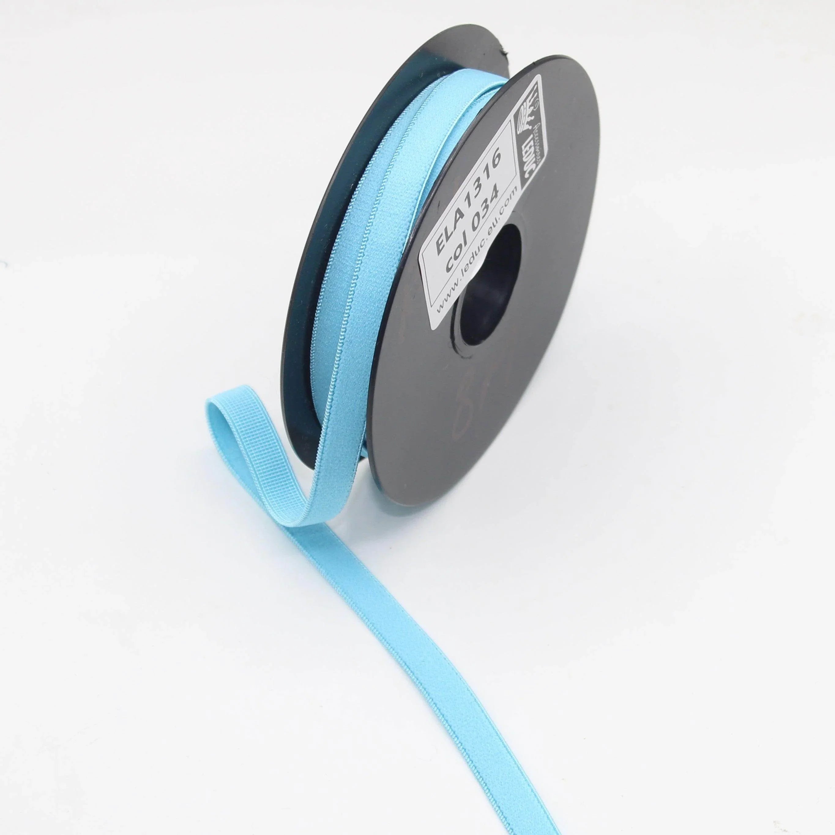 10mm Coloured Elastic 10mm - roll of 10 meters #ELA1316 - ACCESSOIRES LEDUC BV