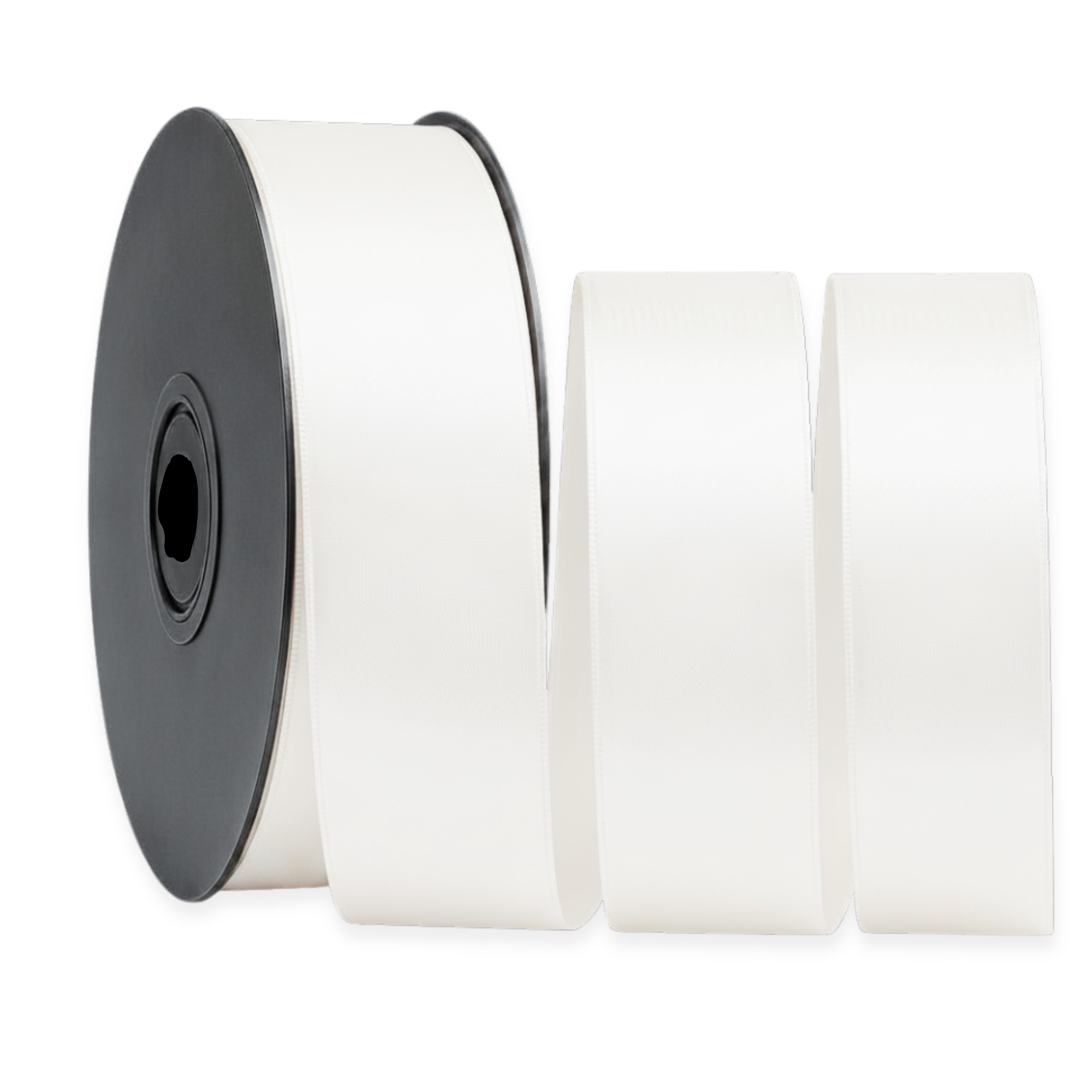 Deluxe Double-Sided Satin Ribbon Roll 25 m | Widths 3–63 mm