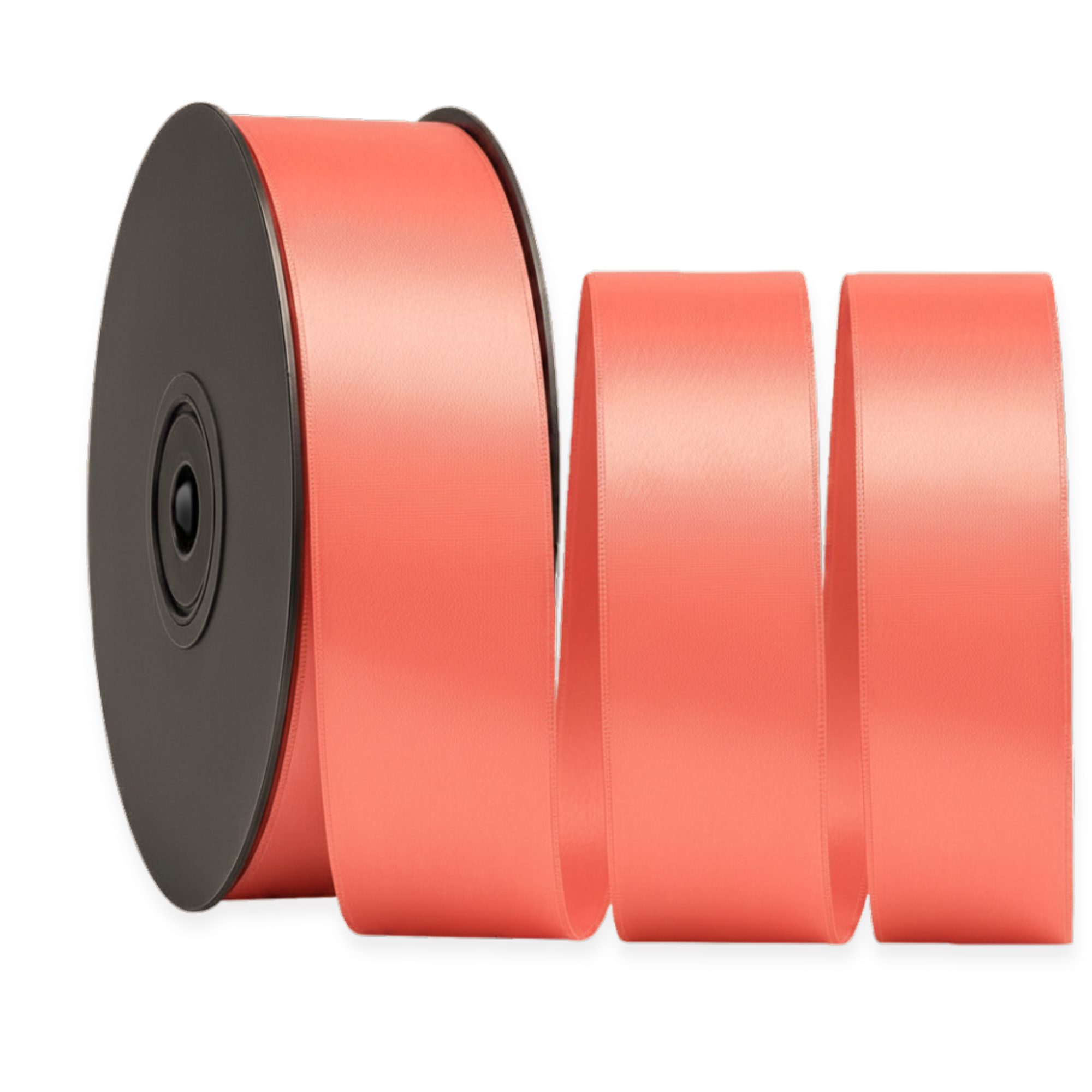 Deluxe Double-Sided Satin Ribbon Roll 25 m | Widths 3–63 mm