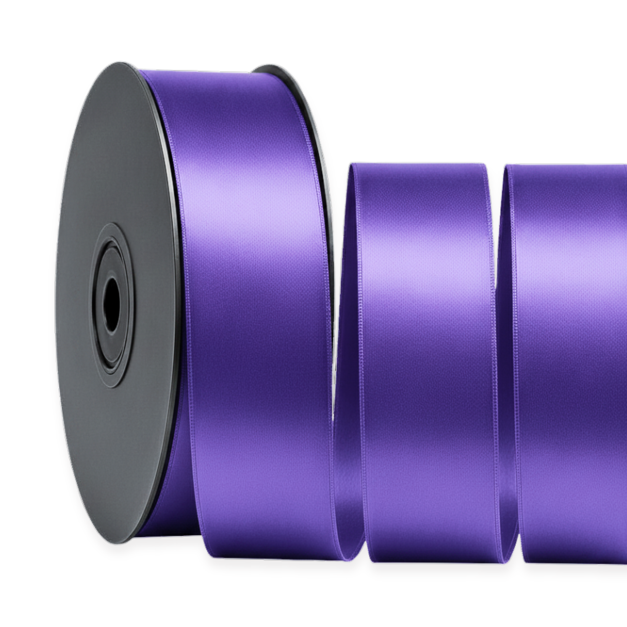 Deluxe dubbelzijdige satijnen lintrol 25 m | breedtes 3–63 mm