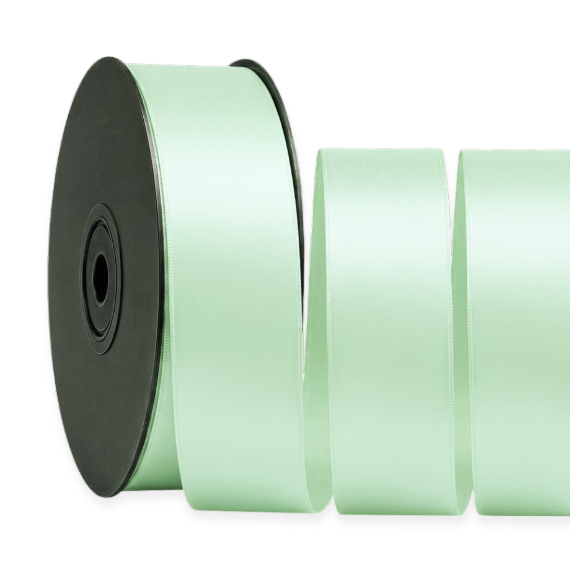 Deluxe dubbelzijdige satijnen lintrol 25 m | breedtes 3–63 mm