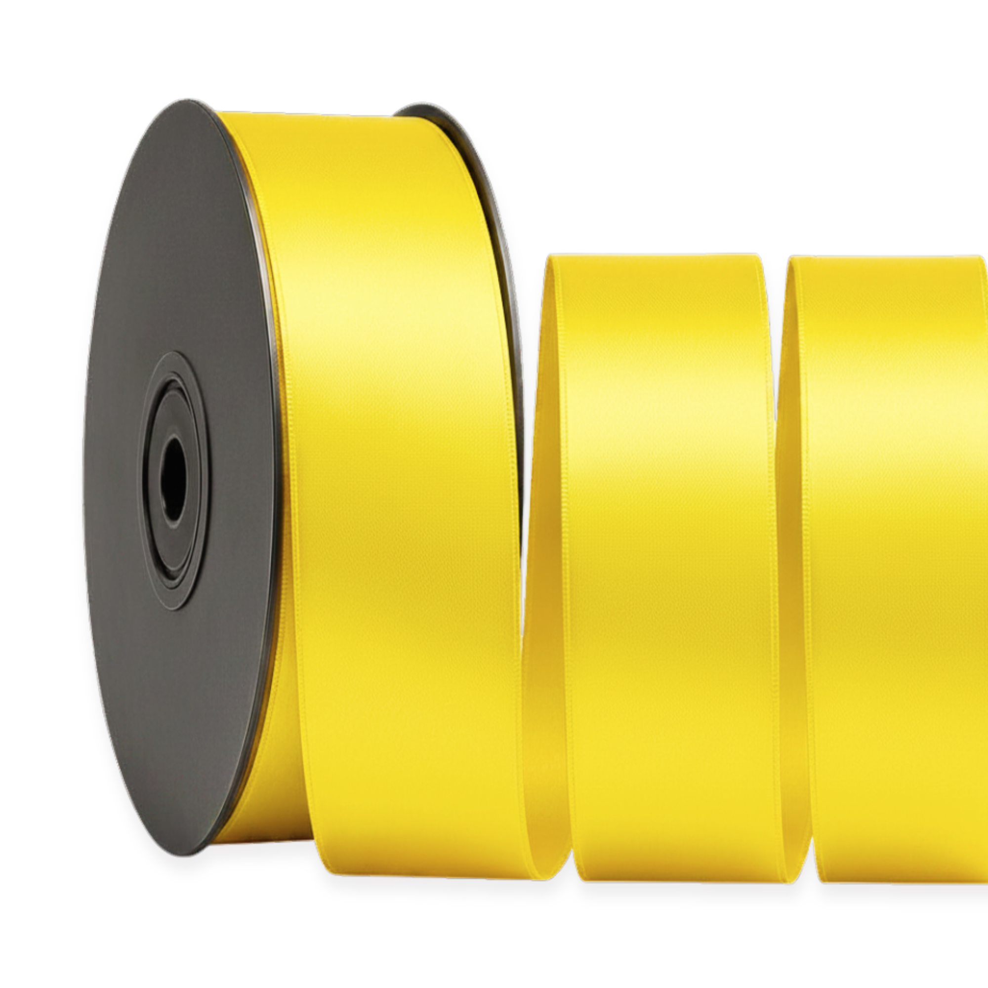 Deluxe dubbelzijdige satijnen lintrol 25 m | breedtes 3–63 mm