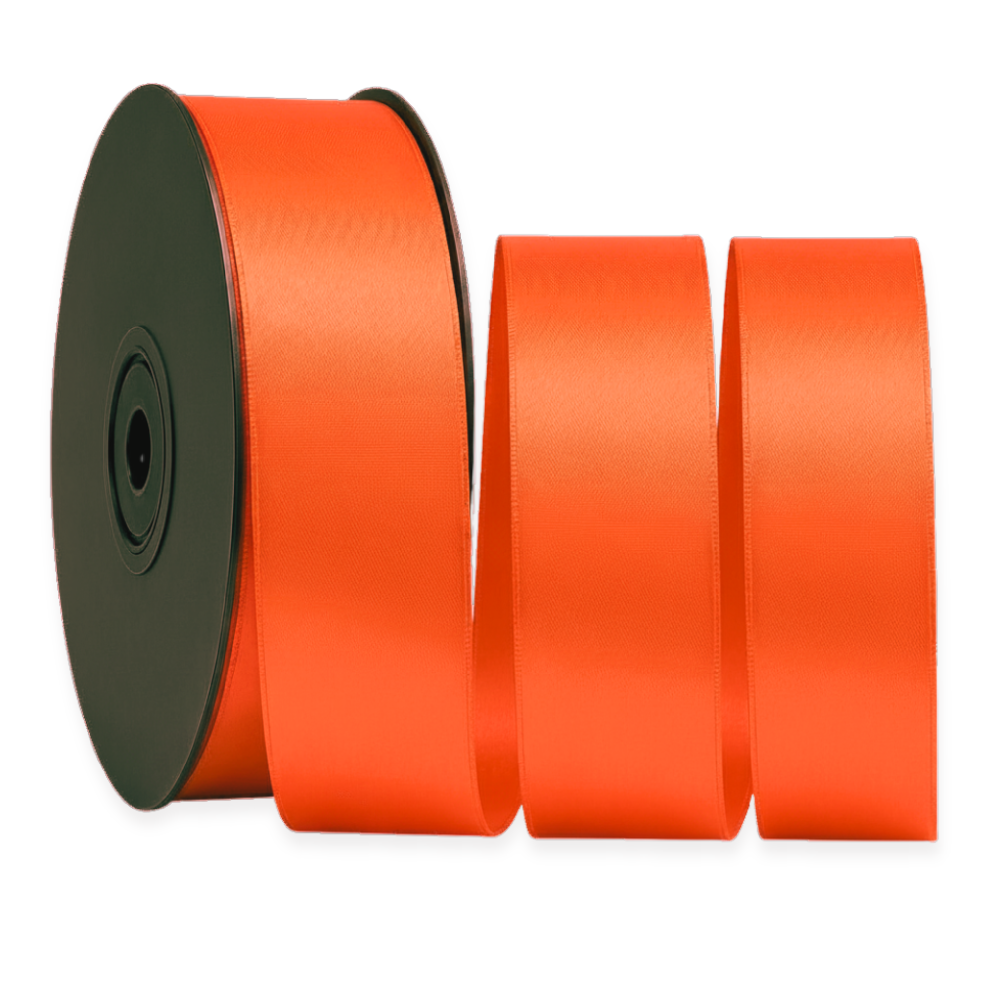Deluxe dubbelzijdige satijnen lintrol 25 m | breedtes 3–63 mm