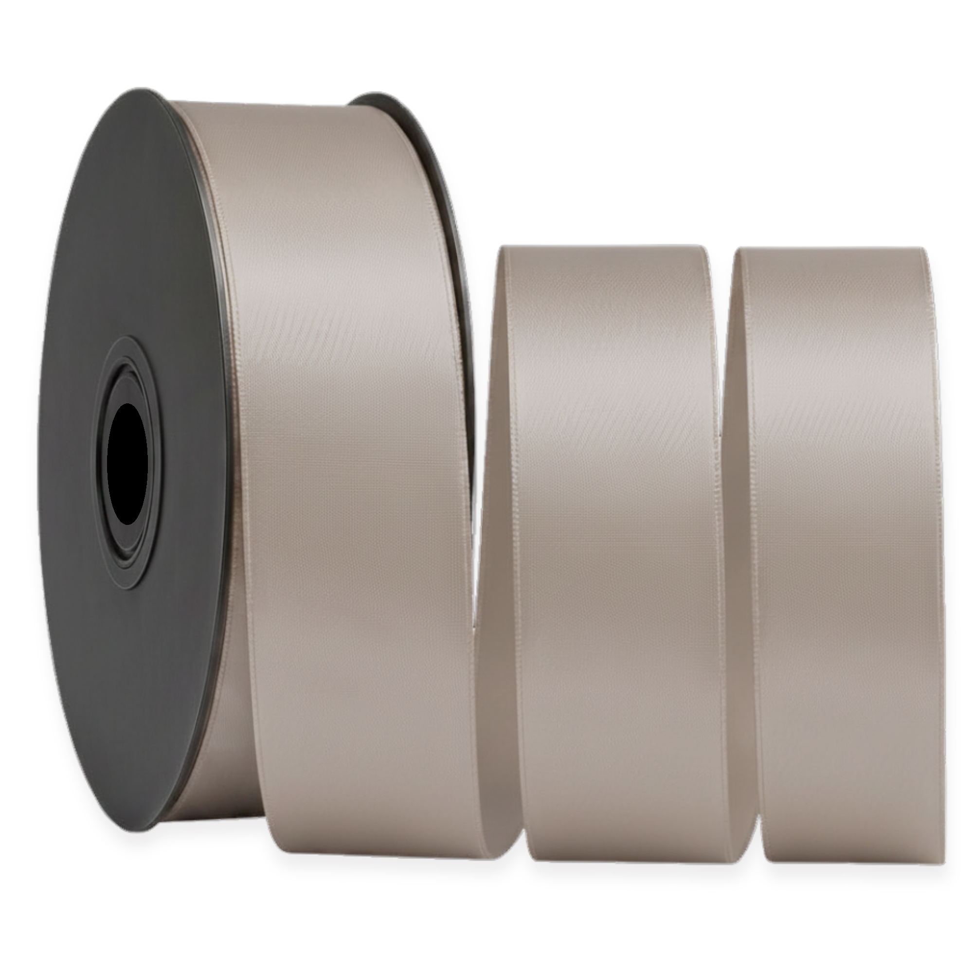 Deluxe dubbelzijdige satijnen lintrol 25 m | breedtes 3–63 mm