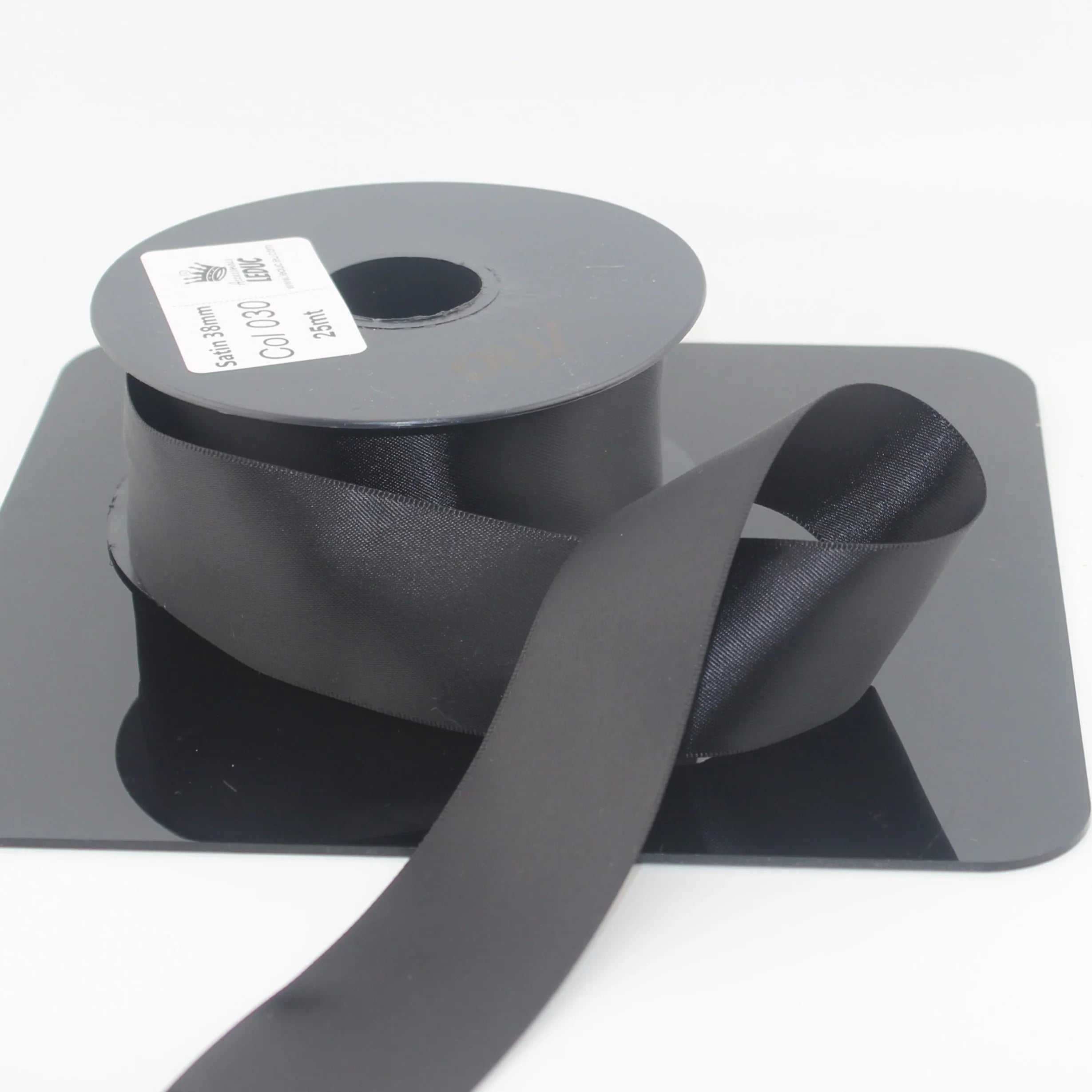 Deluxe Double Sided Satin 15mm,25mm or 38mm - 25 meters - ACCESSOIRES LEDUC BV