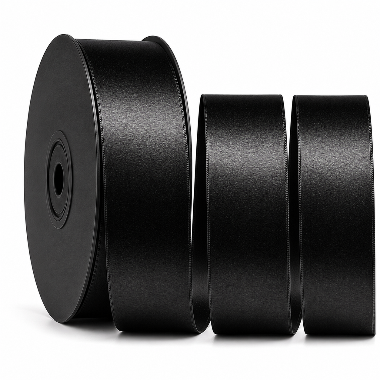 Deluxe Double-Sided Satin Ribbon Roll 25 m | Widths 3–63 mm