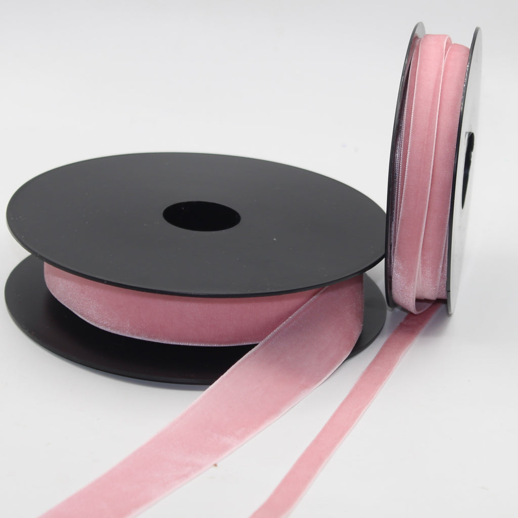 10 Meters Velvet Ribbon, size 10 or 25mm, 100% Polyester, High Quality #VEL1510