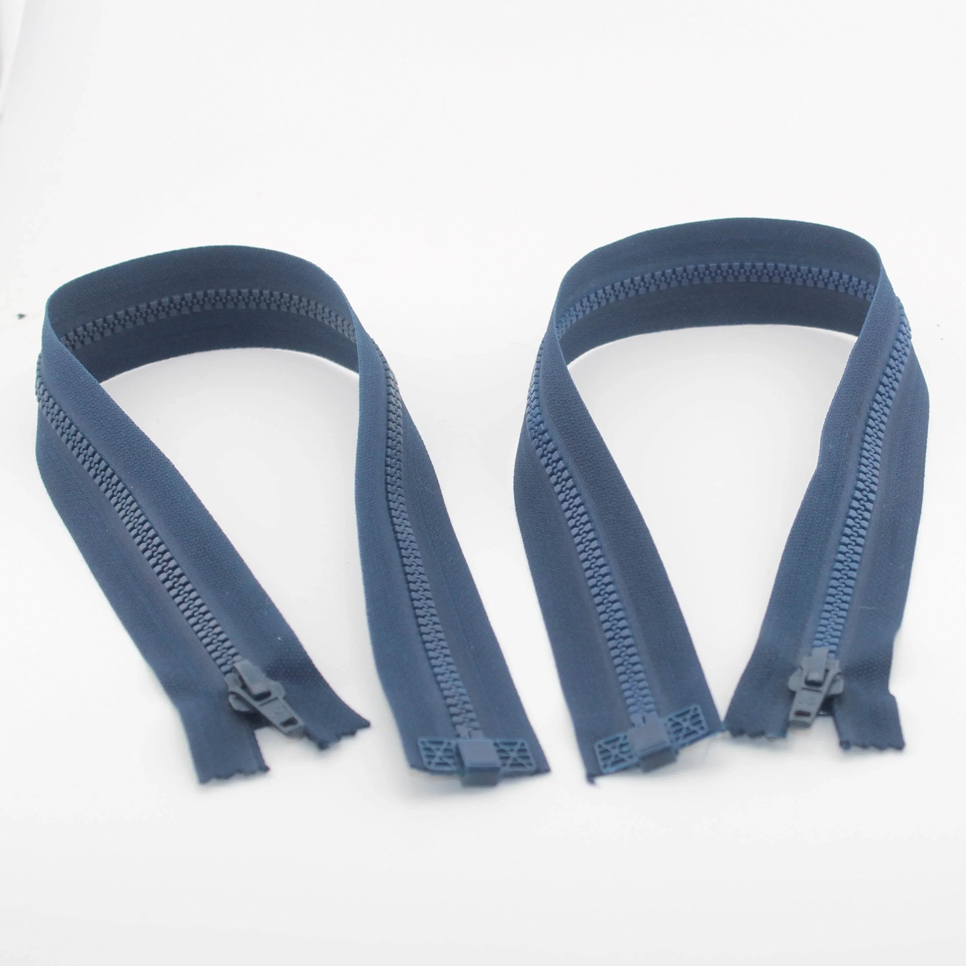 Set of 2 Zippers German Made Solidor Brand 6mm Teeth - ACCESSOIRES LEDUC BV