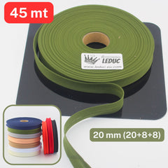 Polycotton Folded Bias Biding 20mm (20+8+8mm) - Rolls of 9 or 45 meters