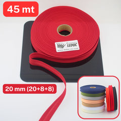 Polycotton Folded Bias Biding 20mm (20+8+8mm) - Rolls of 9 or 45 meters