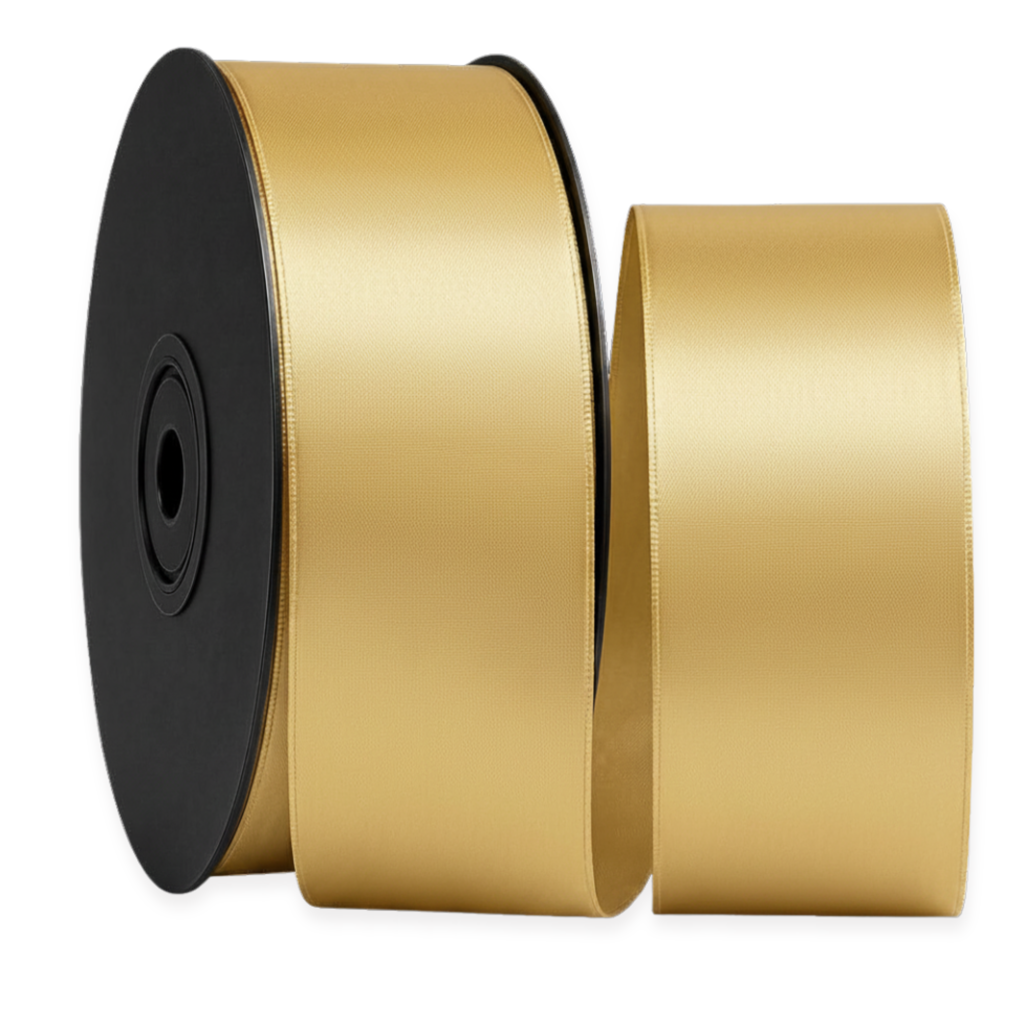 Deluxe dubbelzijdige satijnen lintrol 25 m | breedtes 3–63 mm