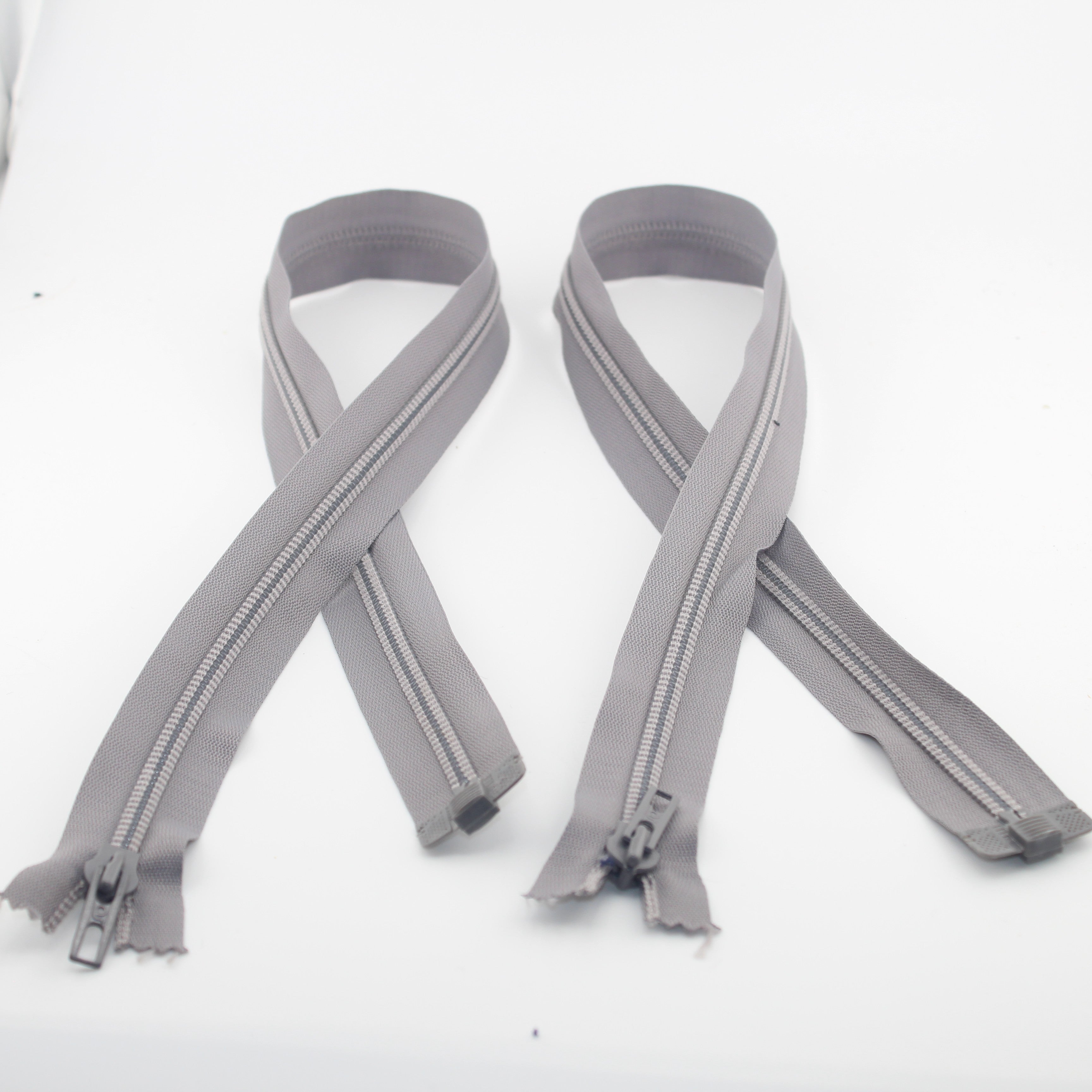 Set of 2 Zippers German Made Solidor Brand 6mm Teeth