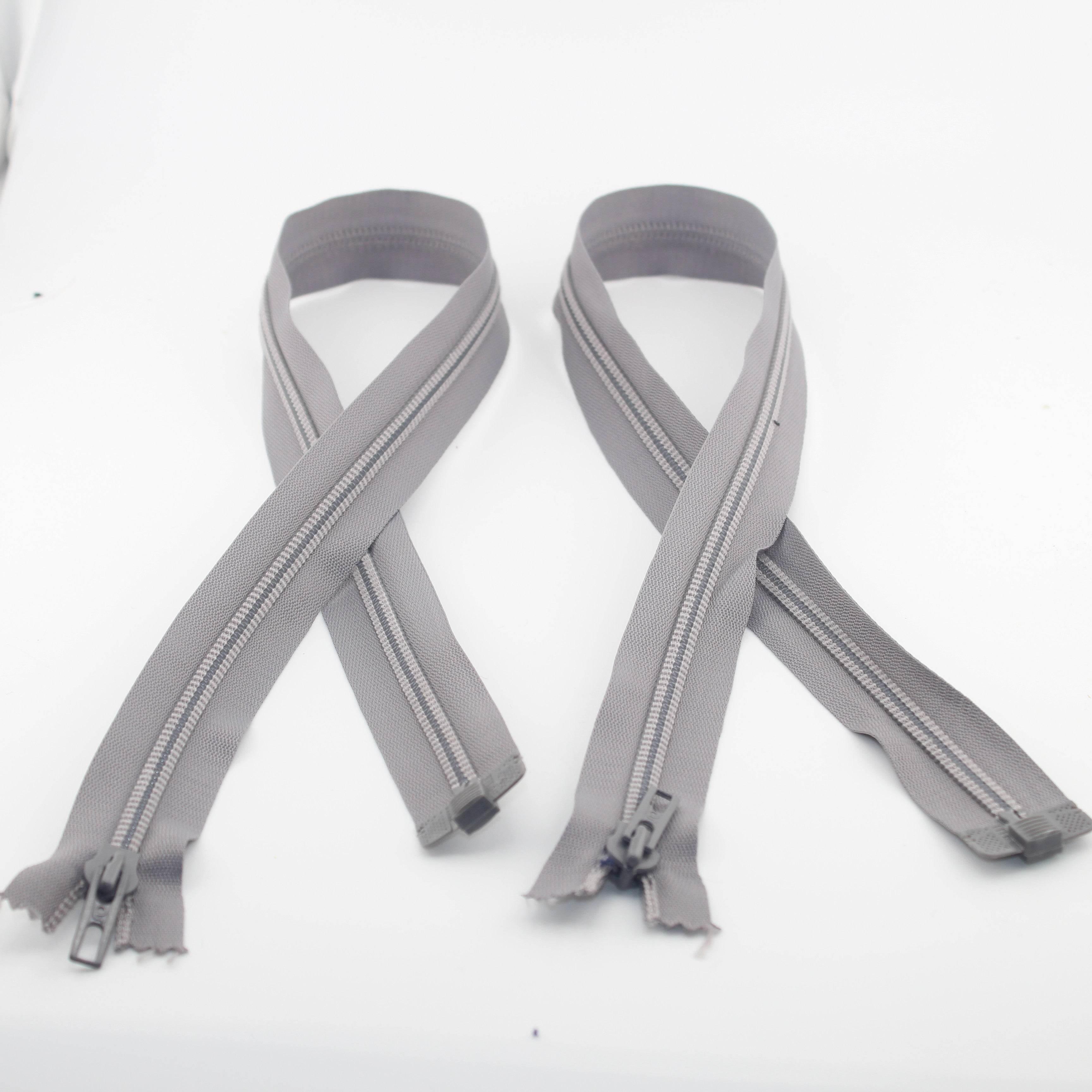 Set of 2 Zippers German Made Solidor Brand 6mm Teeth - ACCESSOIRES LEDUC BV