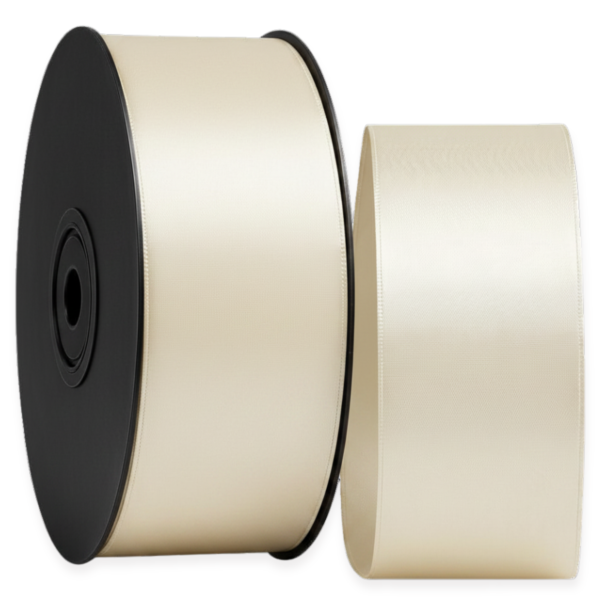 Deluxe Double-Sided Satin Ribbon Roll 25 m | Widths 3–63 mm