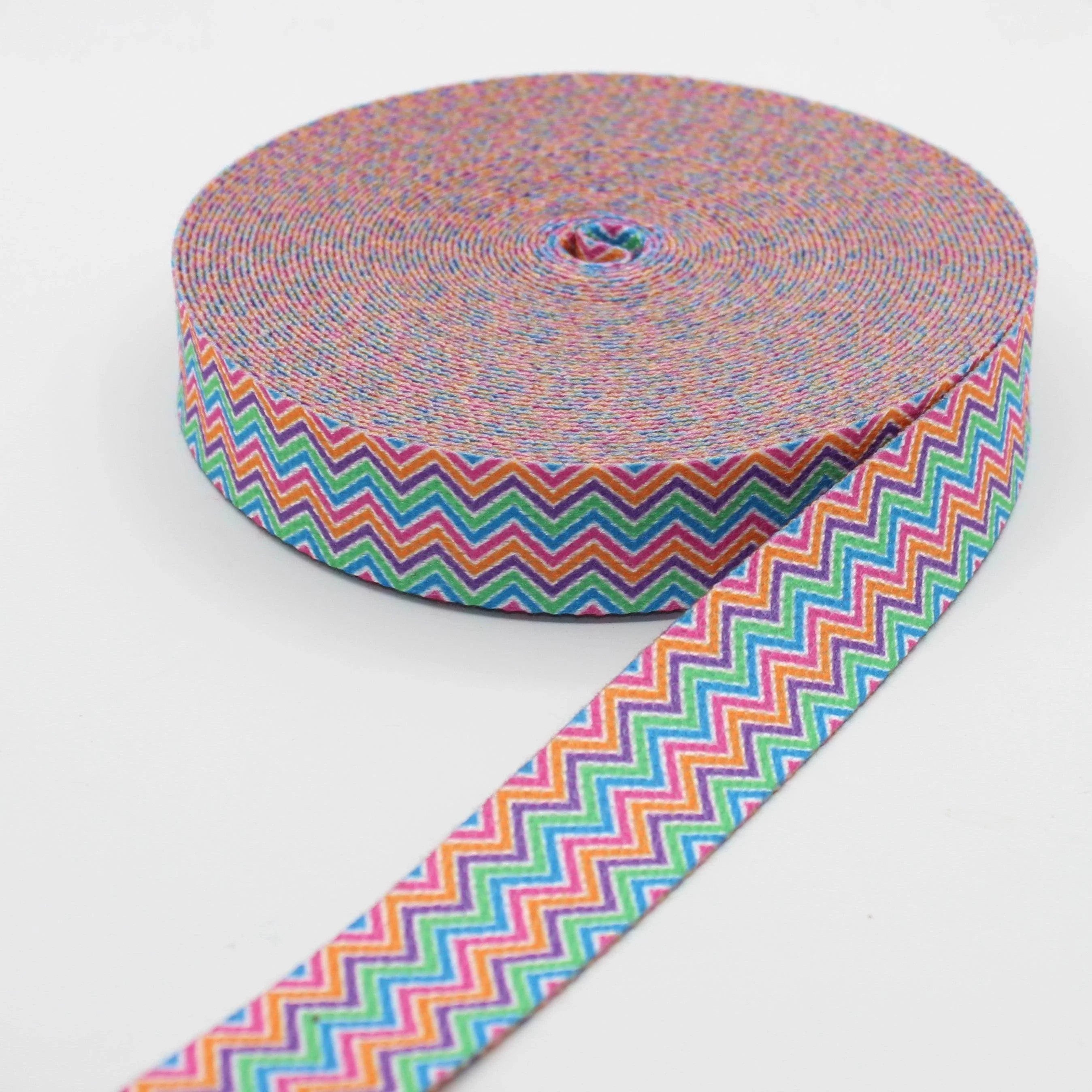 30mm Fancy Printed Cotton Webbing 5mt/10mt #RUB3520 - ACCESSOIRES LEDUC BV