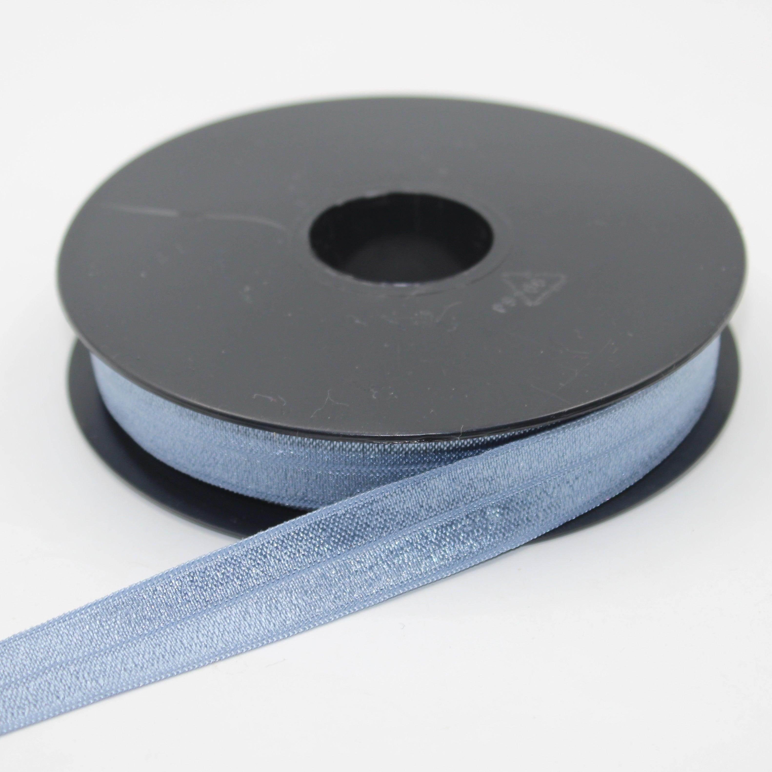 10 meters 17mm Prefolded Elastic Bias Binding Polyester Satin #ELA3610 - ACCESSOIRES LEDUC BV