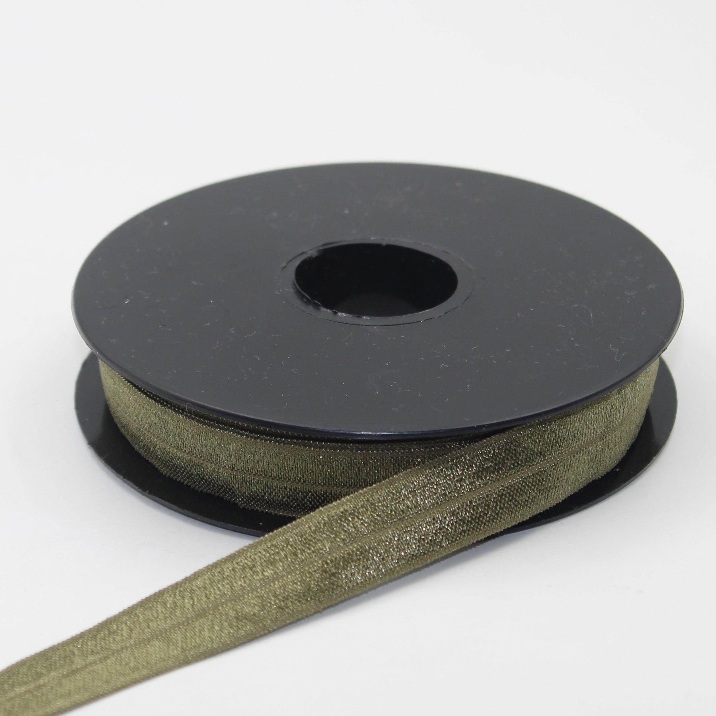 10 meters 17mm Prefolded Elastic Bias Binding Polyester Satin #ELA3610 - ACCESSOIRES LEDUC BV