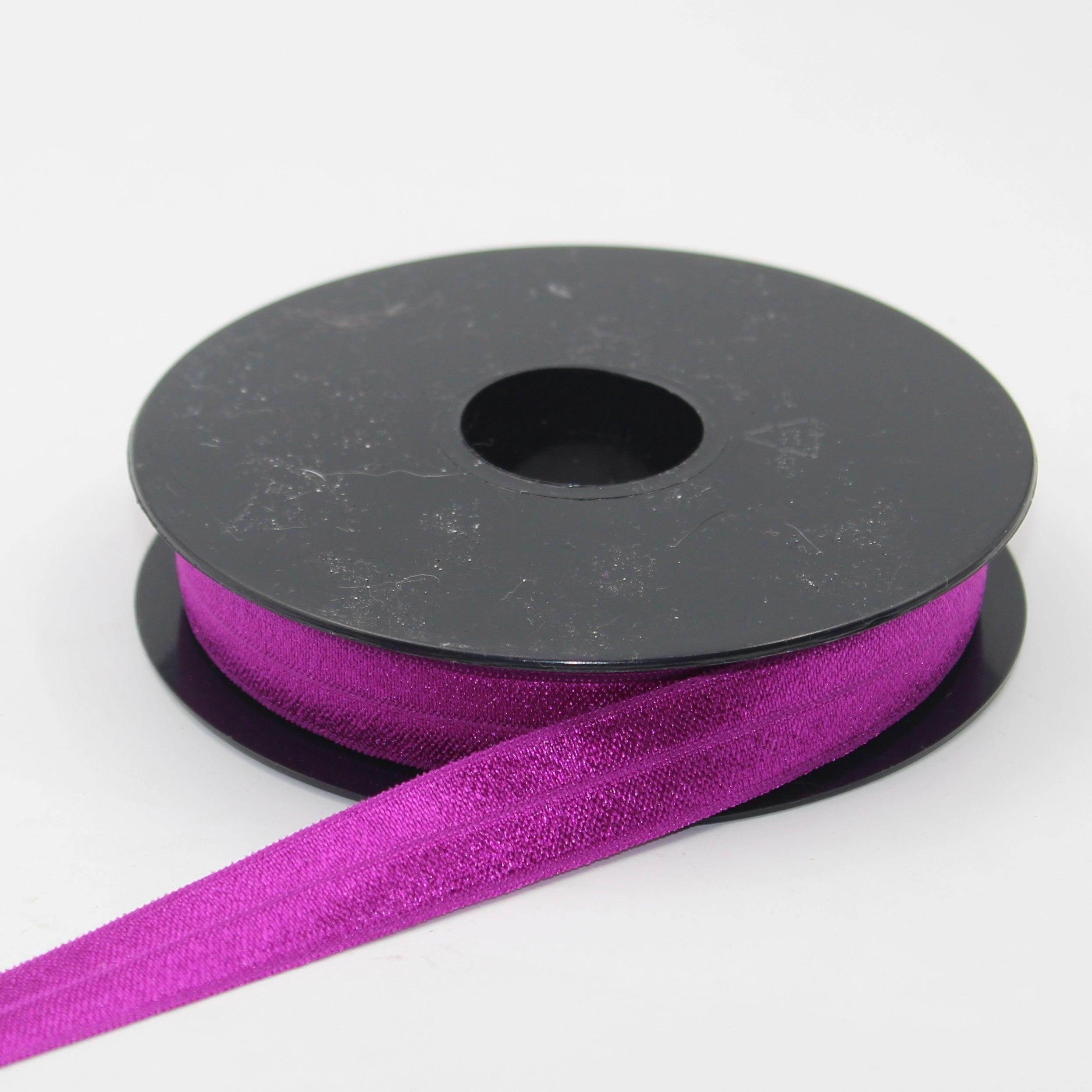 10 meters 17mm Prefolded Elastic Bias Binding Polyester Satin #ELA3610 - ACCESSOIRES LEDUC BV