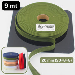 Polycotton Folded Bias Biding 20mm (20+8+8mm) - Rolls of 9 or 45 meters