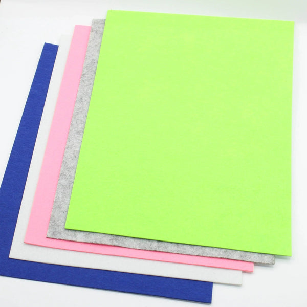 A4 Felt Sheets Self Adhesive - Pack of 5 pieces - ACCESSOIRES LEDUC BV