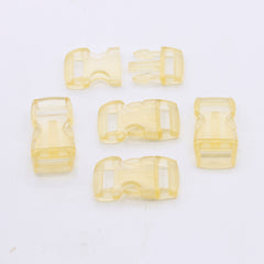 Set of 5 Transparent Coloured Clipsable Buckles 10mm #BNY3515