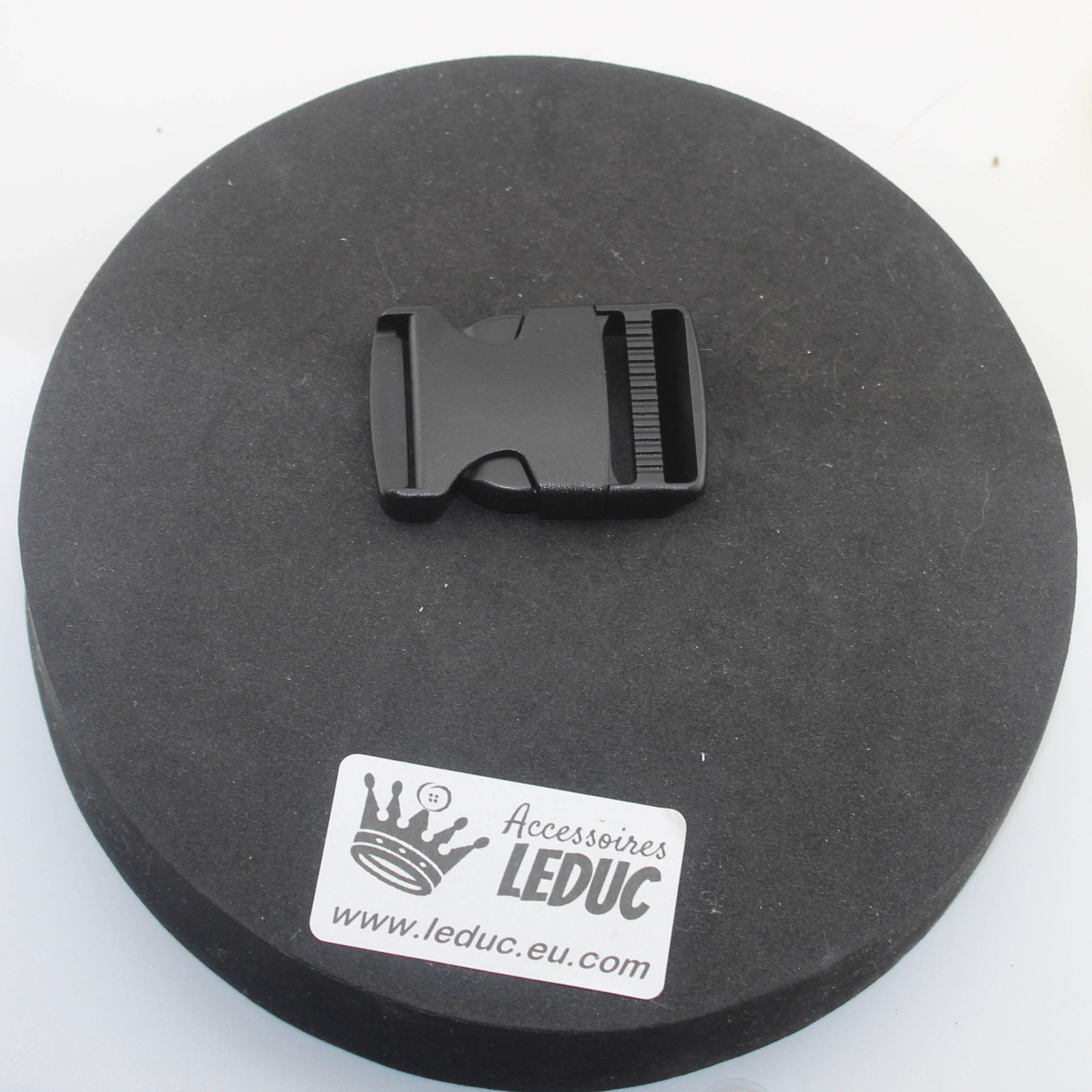 Coloured Buckle, fits size 30mm, available in Many Colours, in Sliding Loop or Clipsable Buckle versions - ACCESSOIRES LEDUC BV