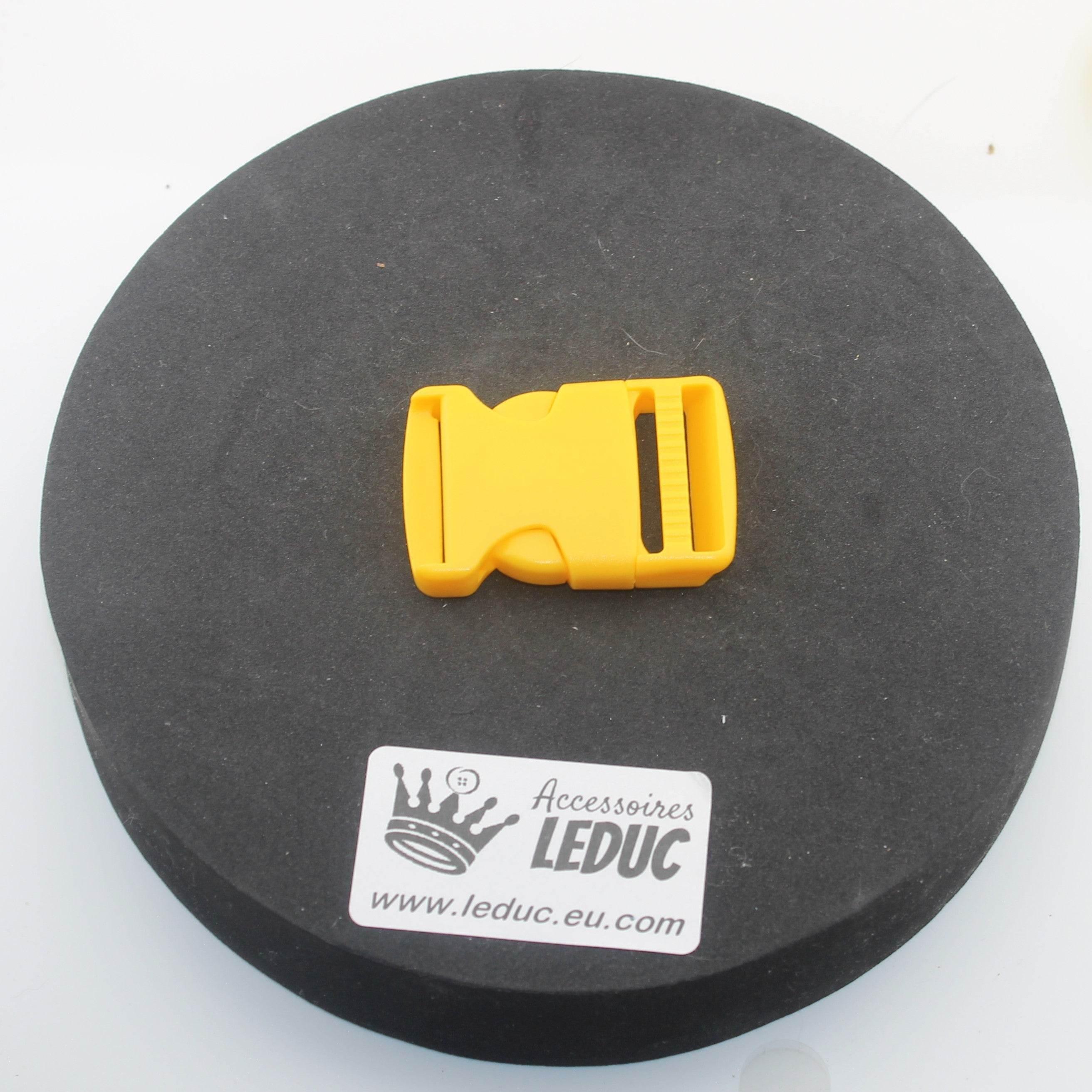 Coloured Buckle, fits size 30mm, available in Many Colours, in Sliding Loop or Clipsable Buckle versions - ACCESSOIRES LEDUC BV