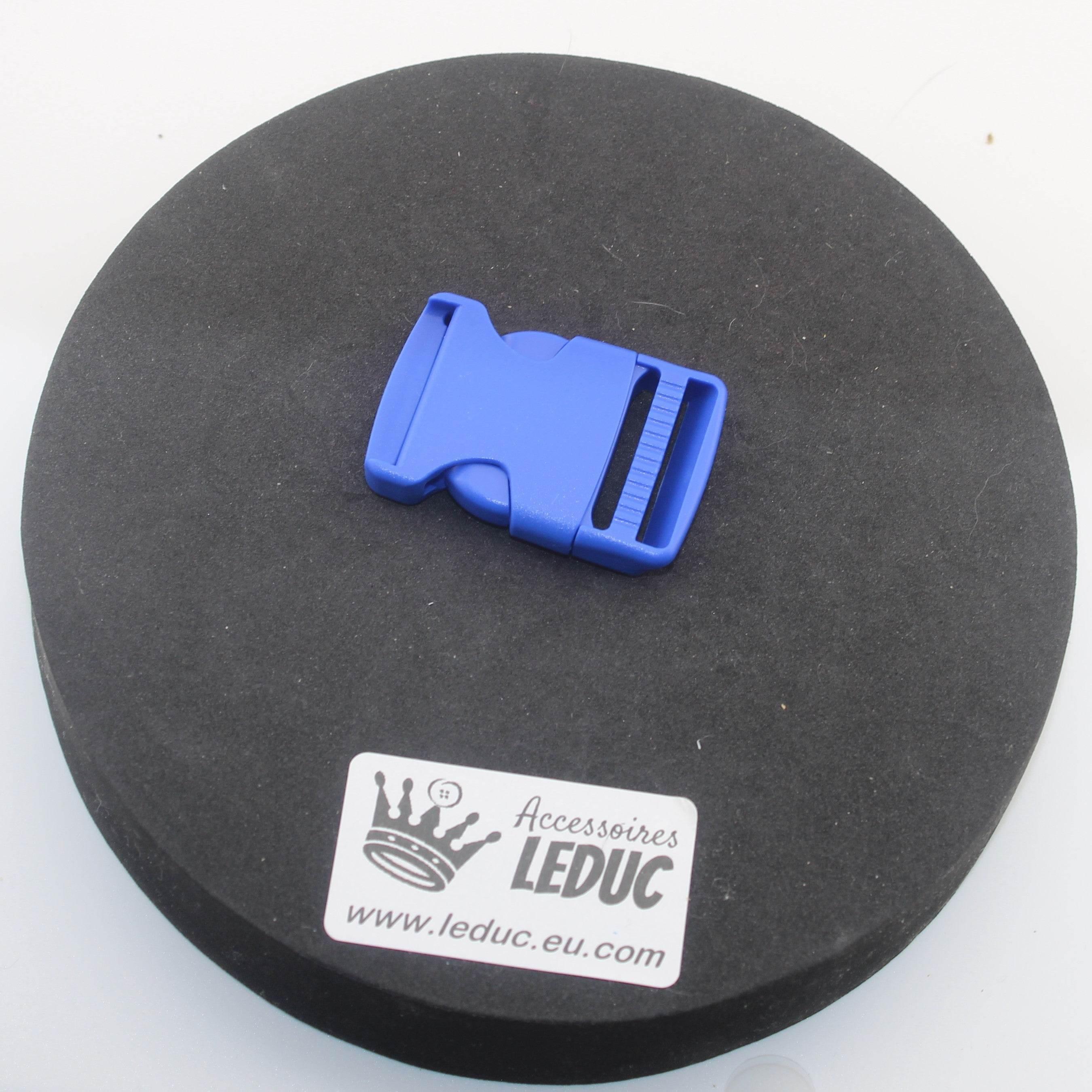 Coloured Buckle, fits size 30mm, available in Many Colours, in Sliding Loop or Clipsable Buckle versions - ACCESSOIRES LEDUC BV