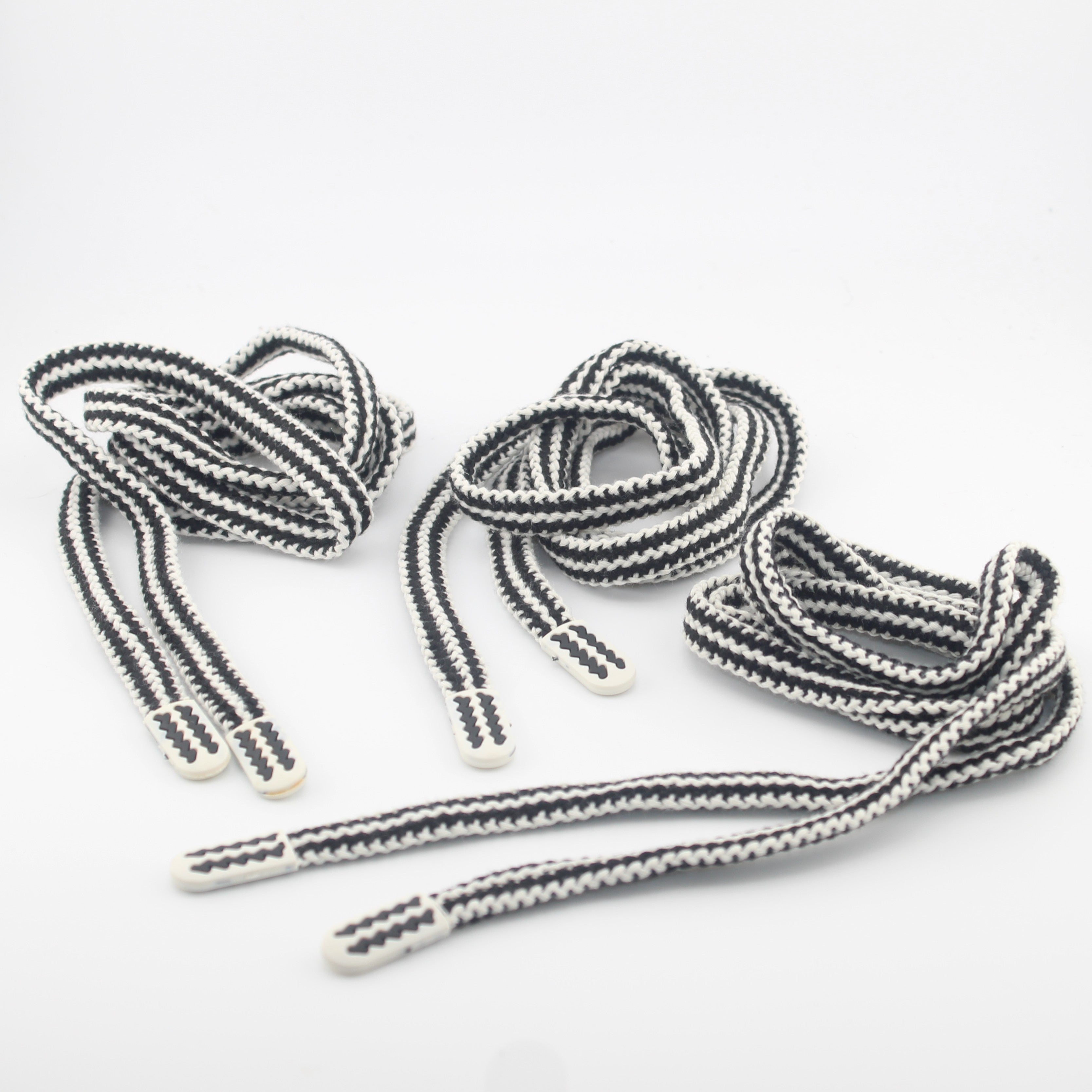 1 piece, 130cm / Ø12MM / Sweater / Trousers Zig Zag Motives Cord with Cord Ends #COR4003