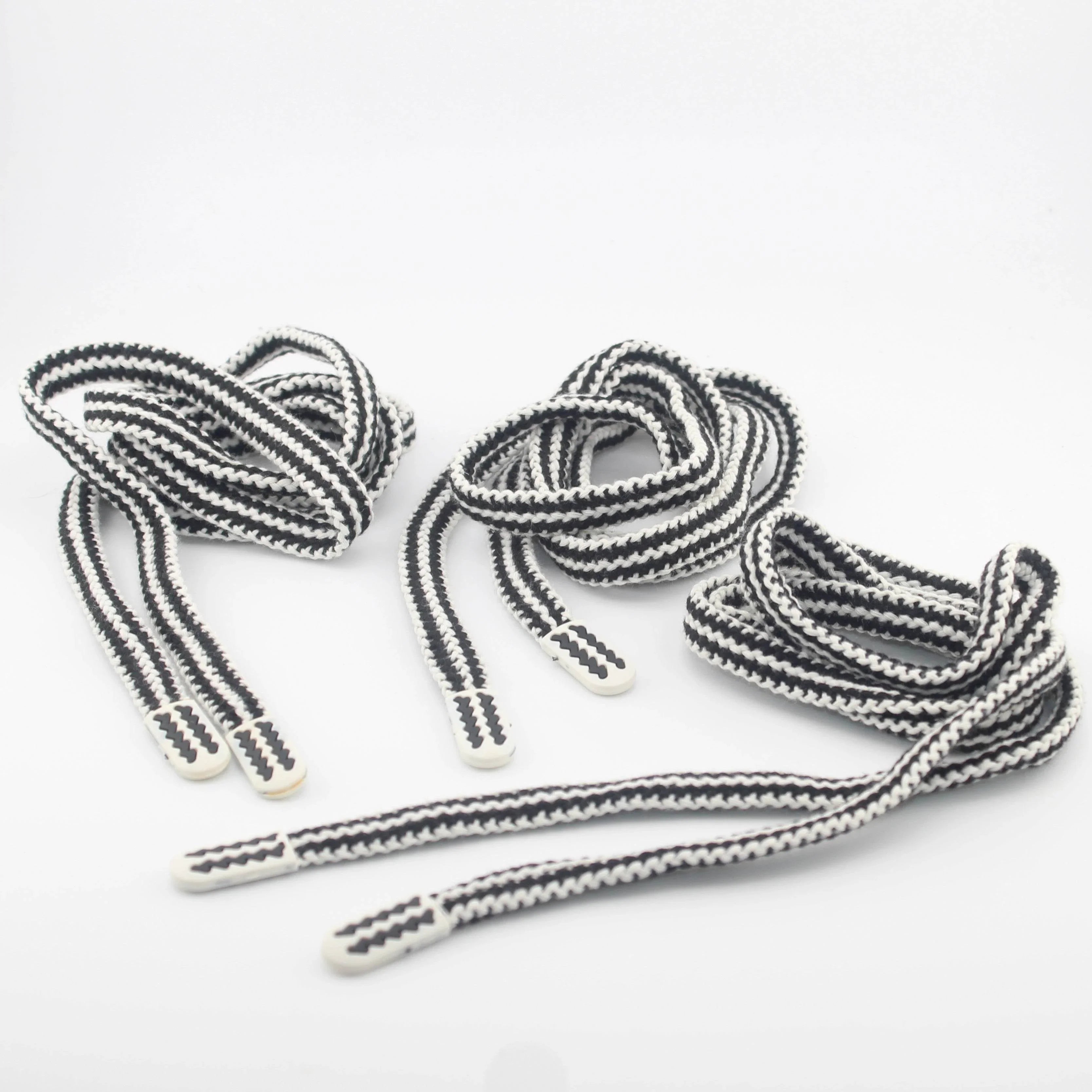 1 piece, 130cm / Ø12MM / Sweater / Trousers Zig Zag Motives Cord with Cord Ends #COR4003 - ACCESSOIRES LEDUC BV
