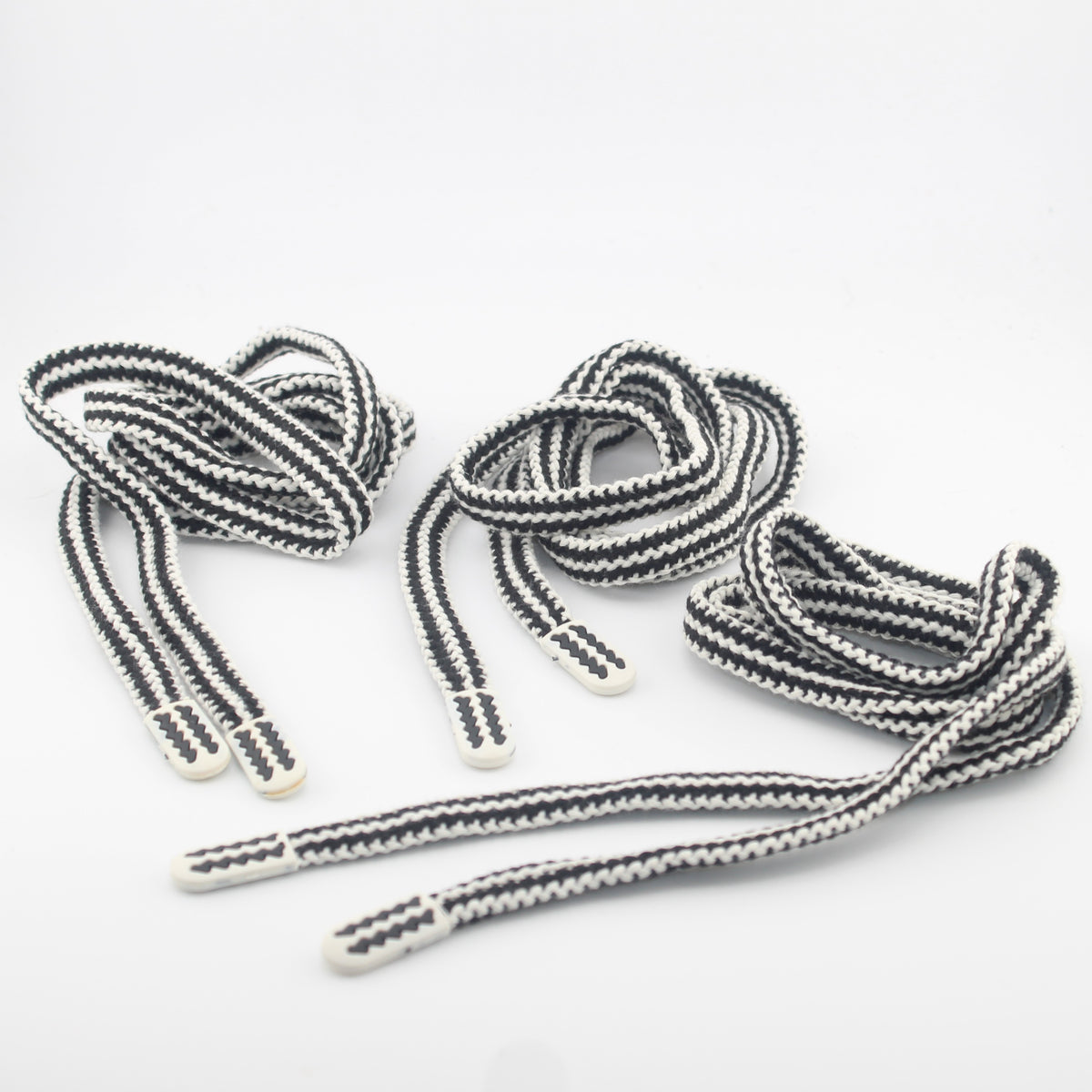 1 piece, 130cm / Ø12MM / Sweater / Trousers Zig Zag Motives Cord with Cord Ends #COR4003