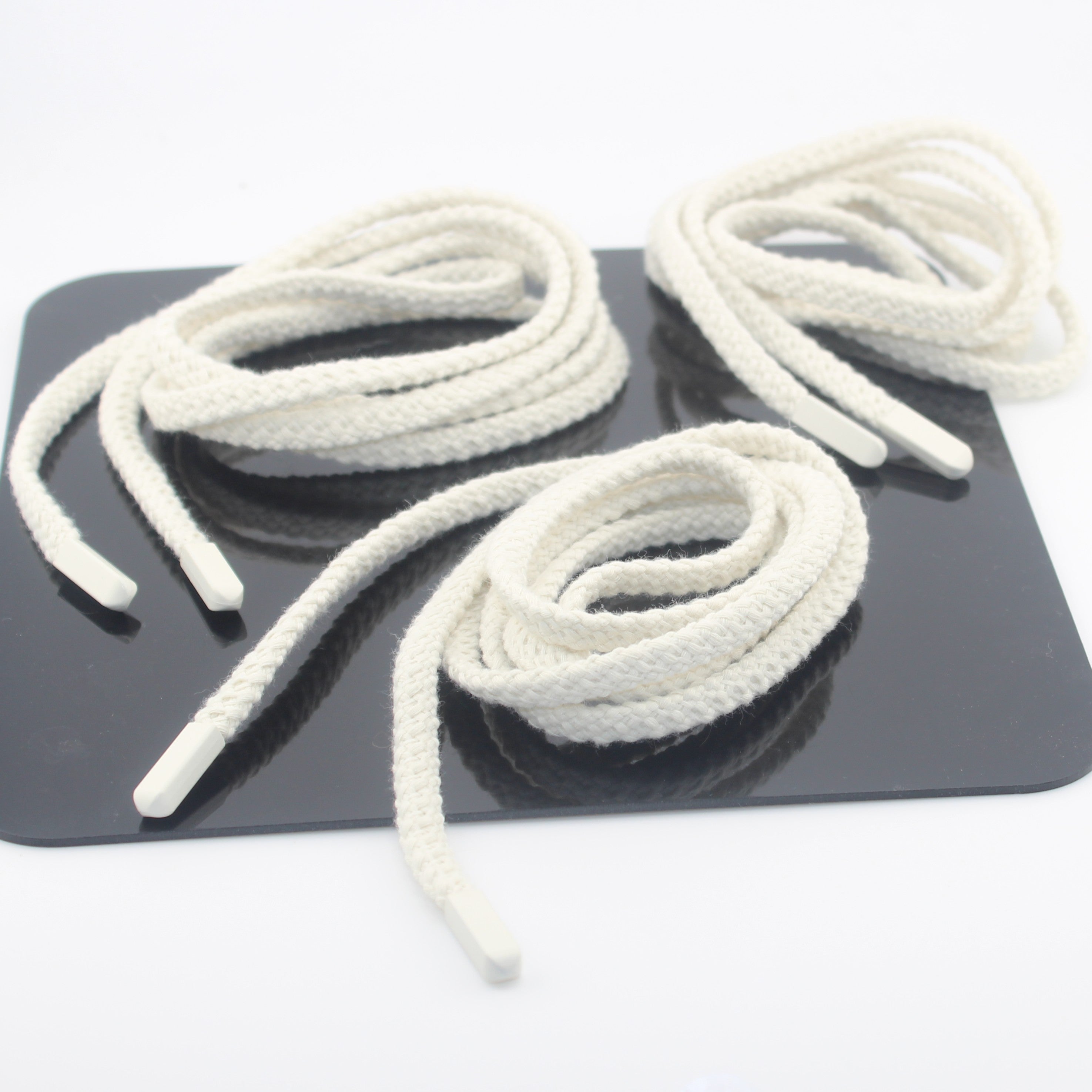 1 piece, 130cm / Ø7MM / Sweater / Trousers Cotton Cord with Cord Ends #COR4004