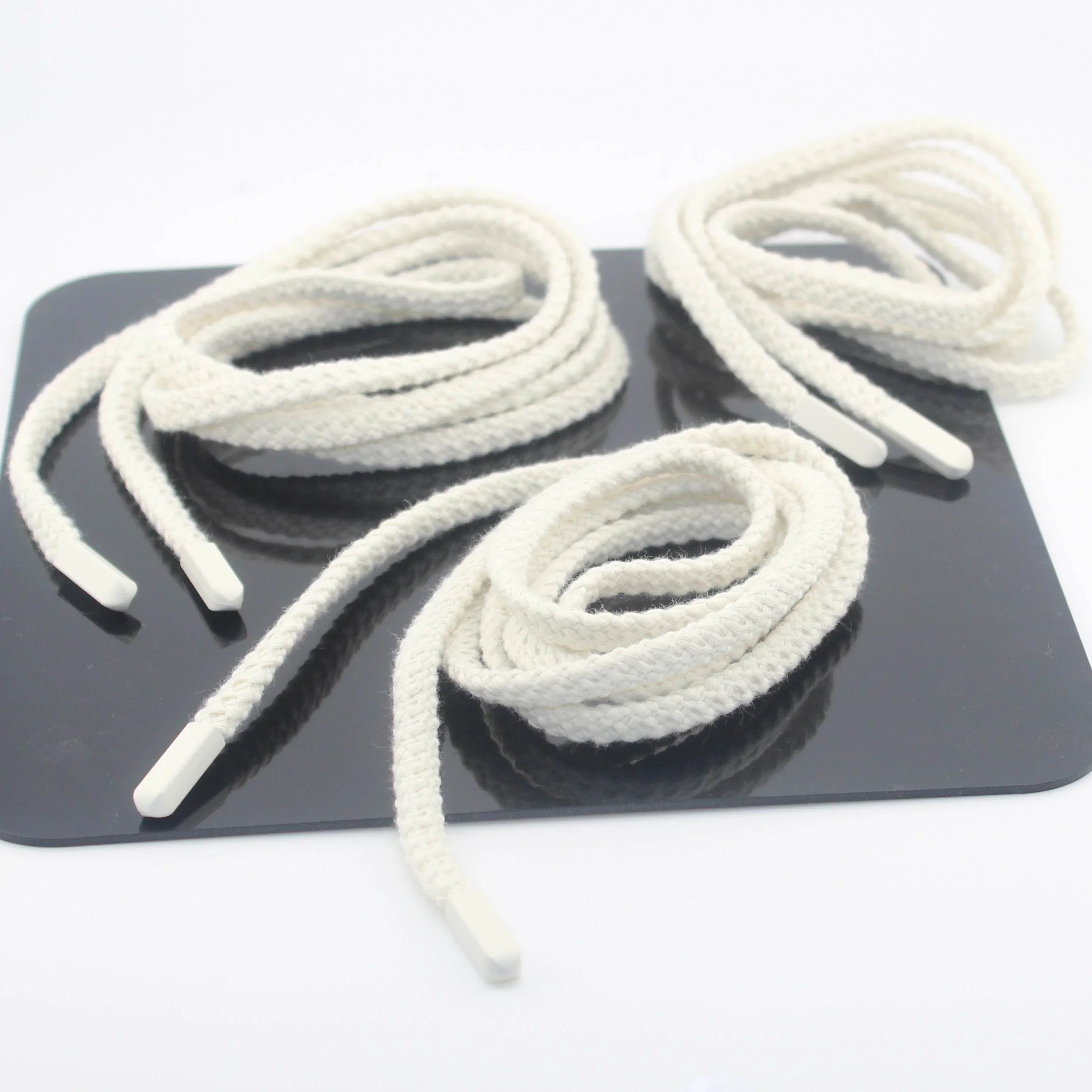 1 piece, 130cm / Ø7MM / Sweater / Trousers Cotton Cord with Cord Ends #COR4004 - ACCESSOIRES LEDUC BV