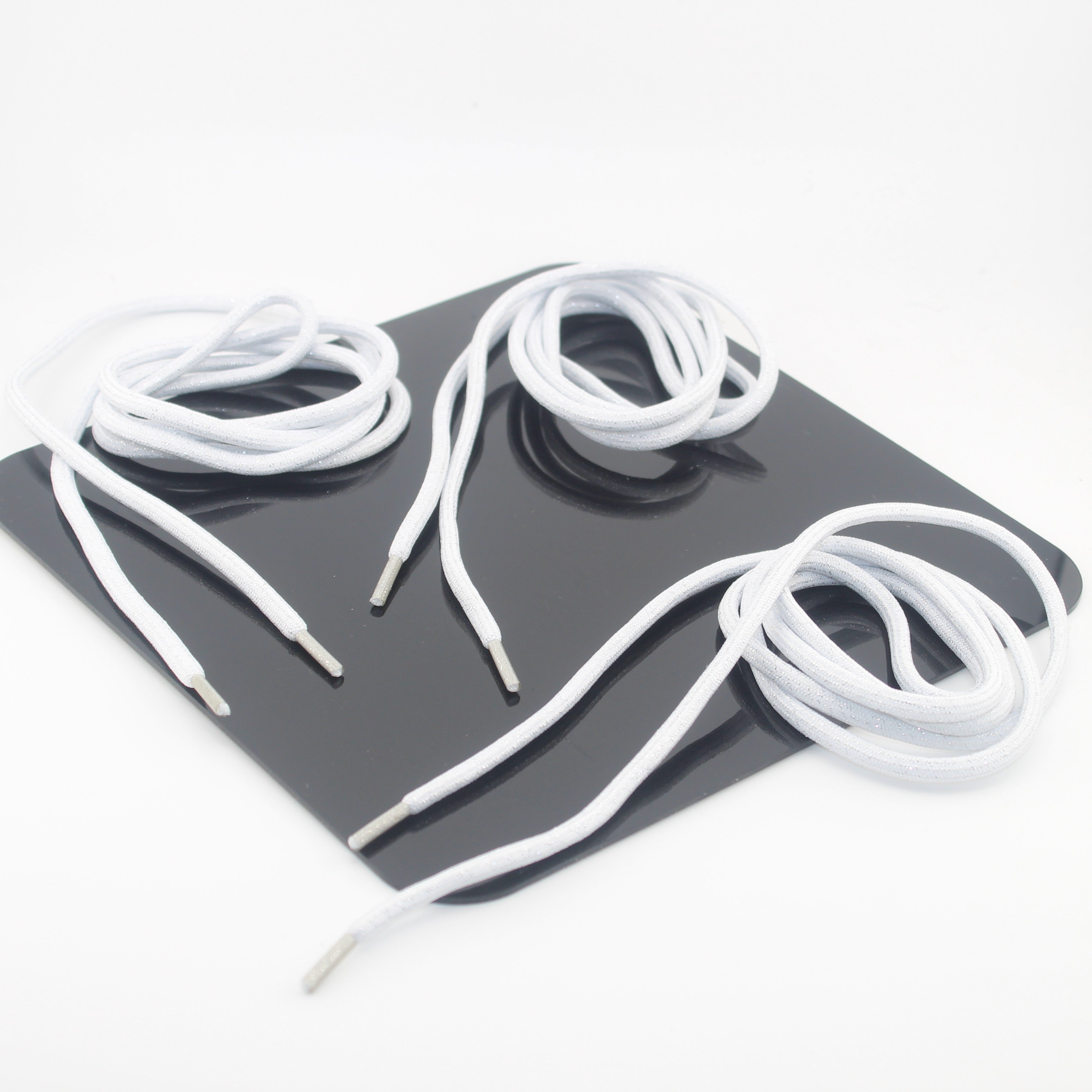 1 piece, 130cm / Ø5MM / Sweater / Trousers Cord Polyester & Lurex with Cord Ends #COR4007